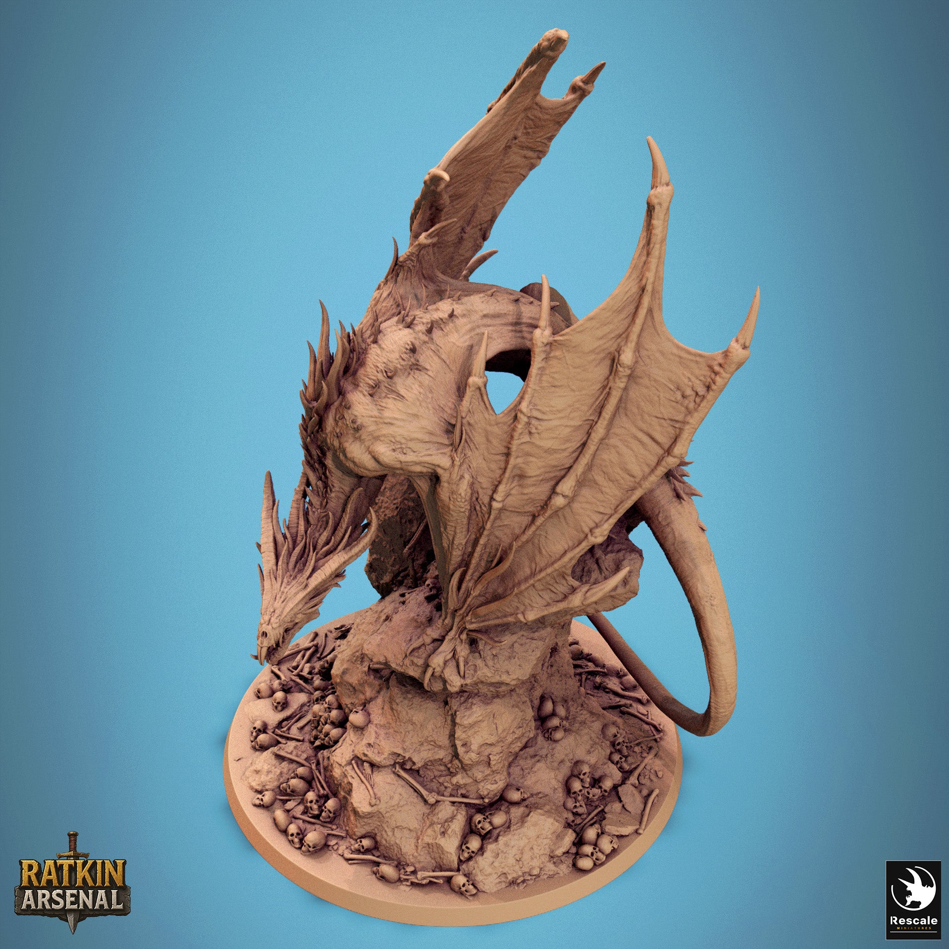 Blind Crypt Wyrm - aus der Reihe Ratkin Arsenal von Rescale Miniatures