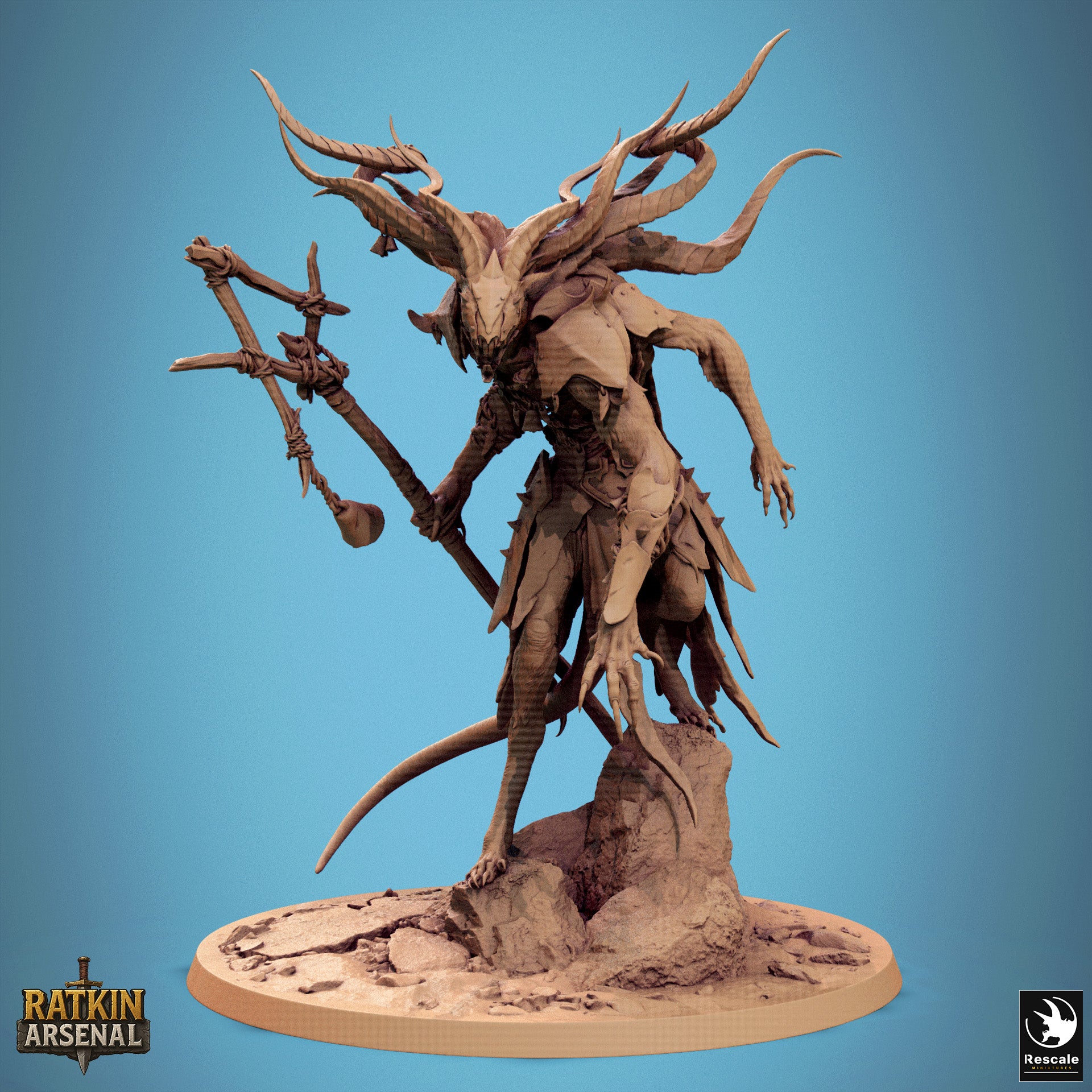 Muckpriest - aus der Reihe Ratkin Arsenal von Rescale Miniatures