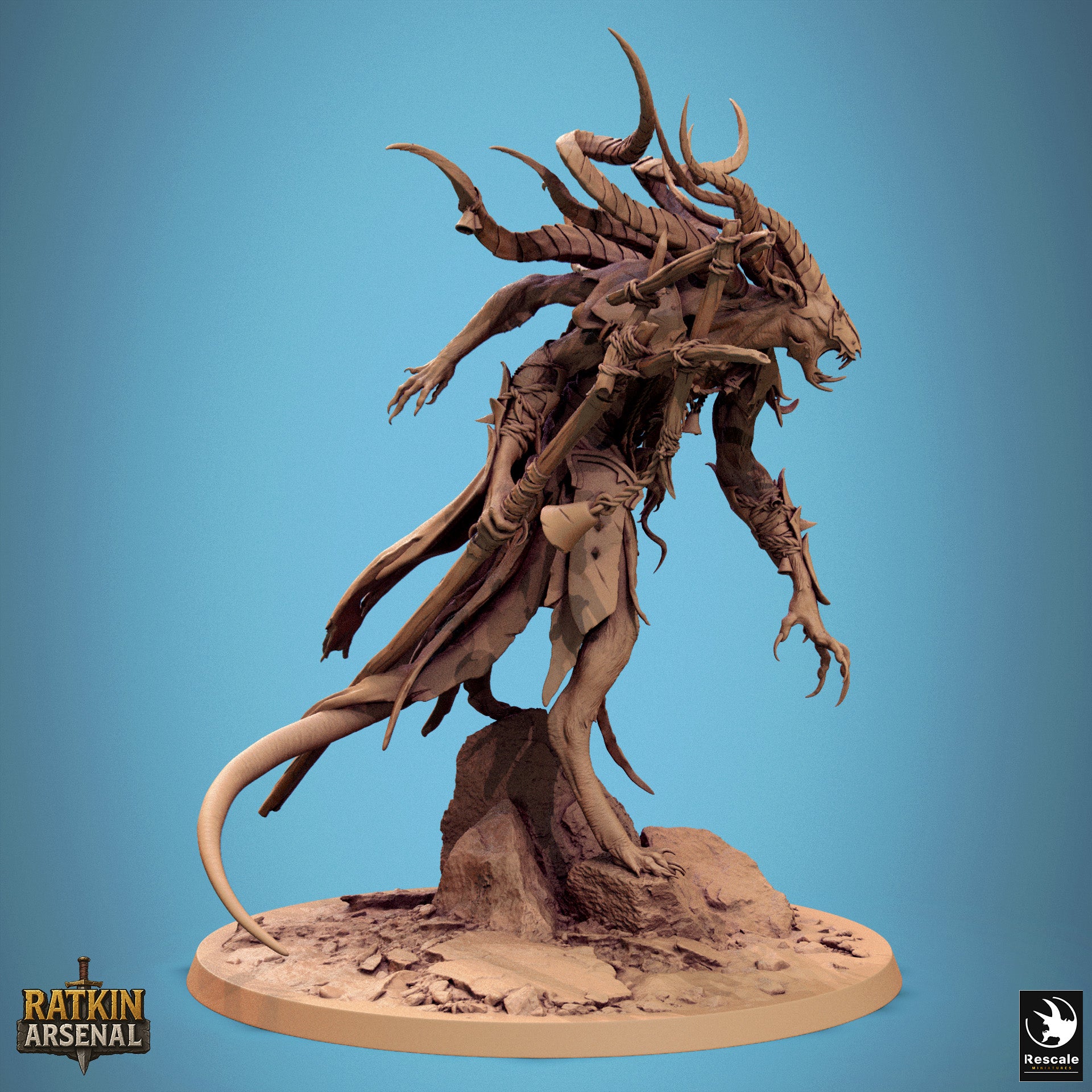 Muckpriest - aus der Reihe Ratkin Arsenal von Rescale Miniatures