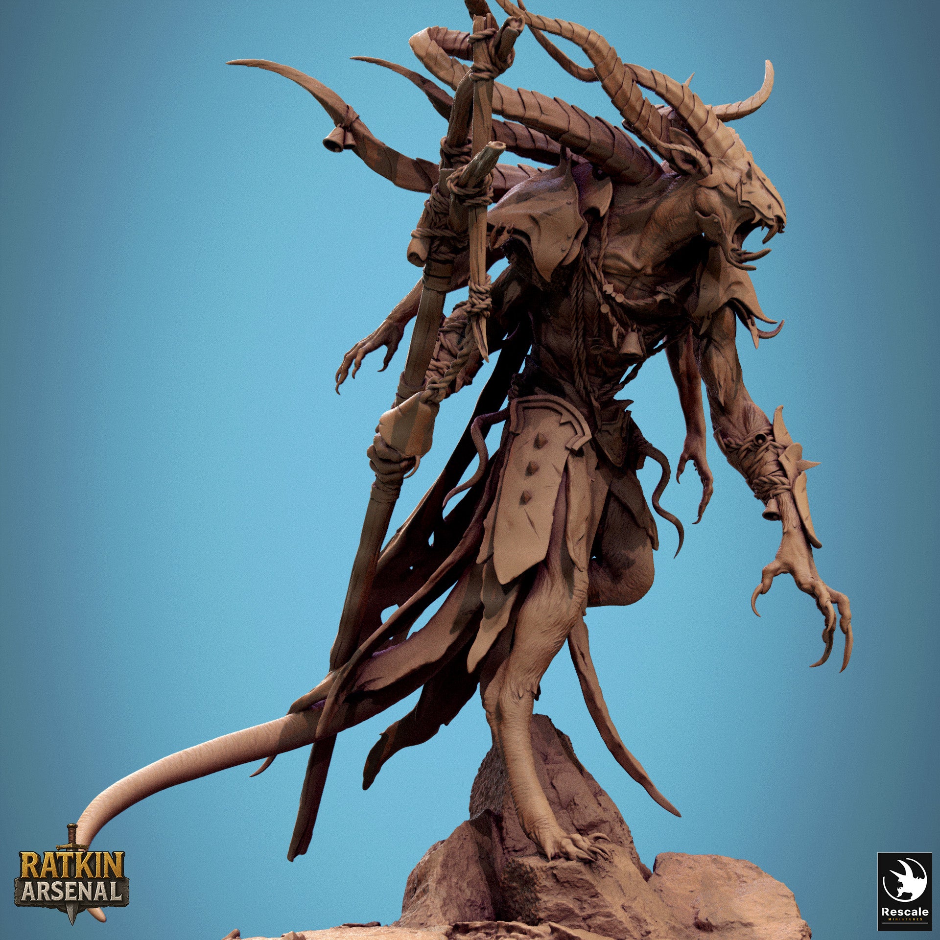 Muckpriest - aus der Reihe Ratkin Arsenal von Rescale Miniatures