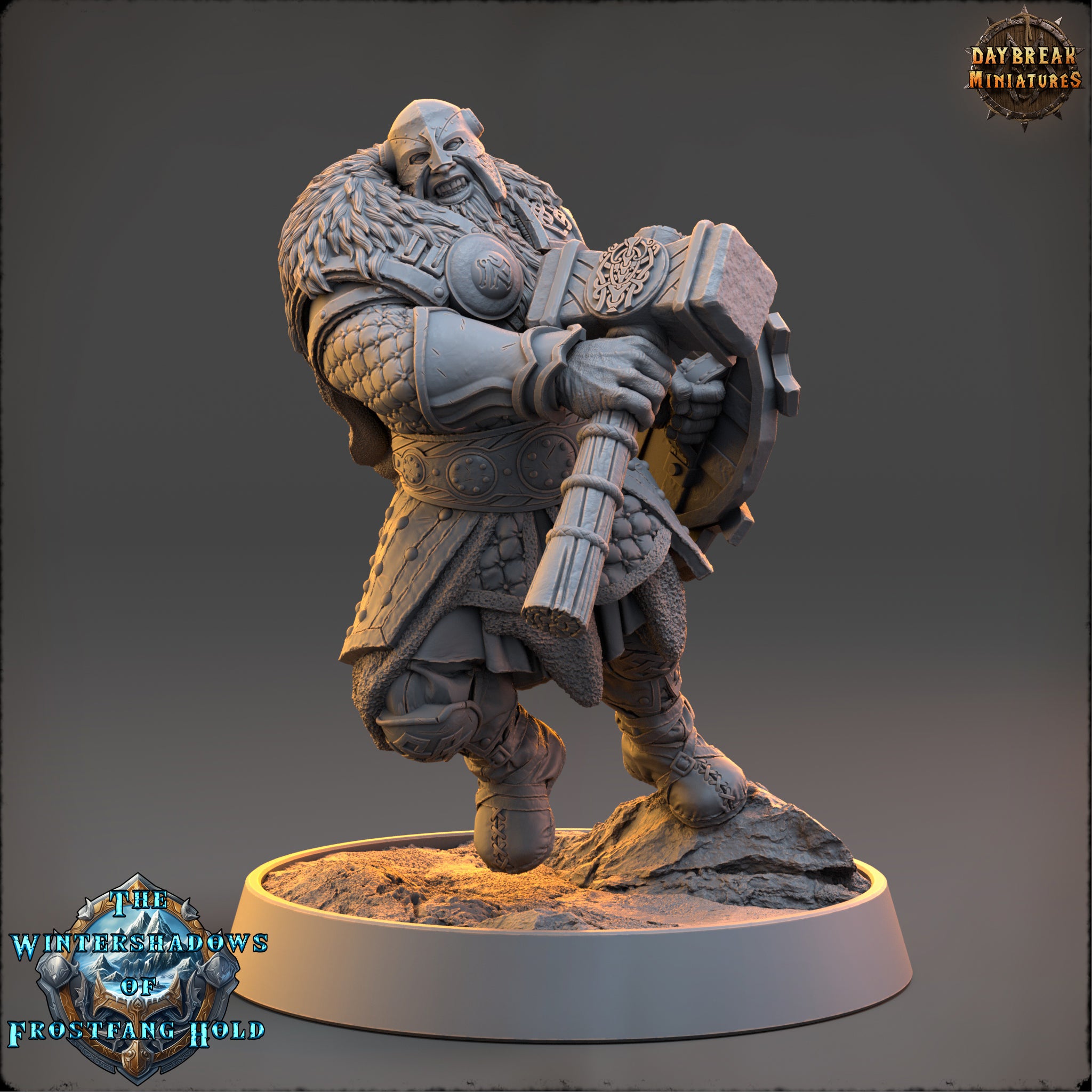 Barbaren Wikinger - aus der Reihe The Wintershadows of Frostfang Hold von Daybreak Miniatures