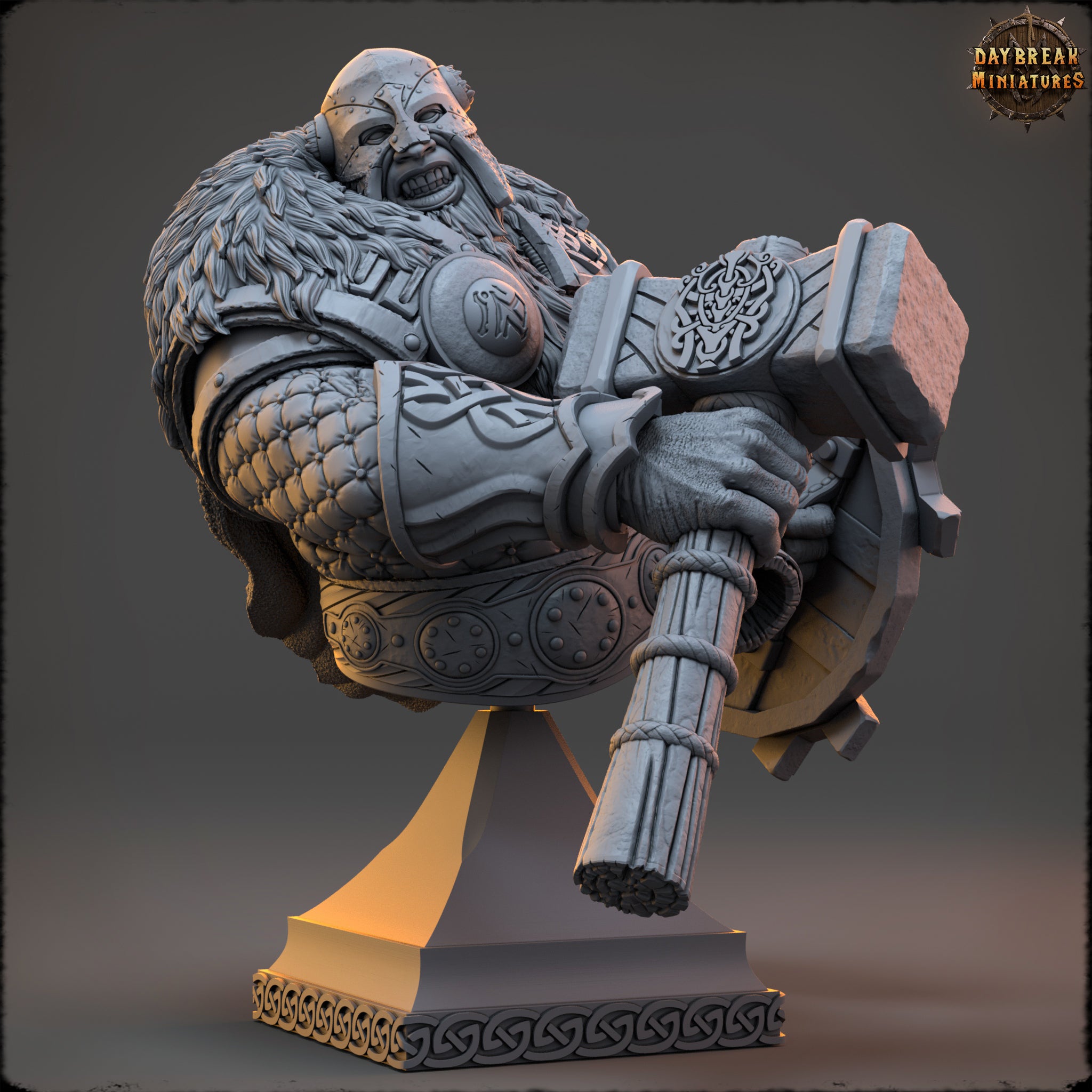 Thormund Warfury - Bust von Daybreak Miniatures