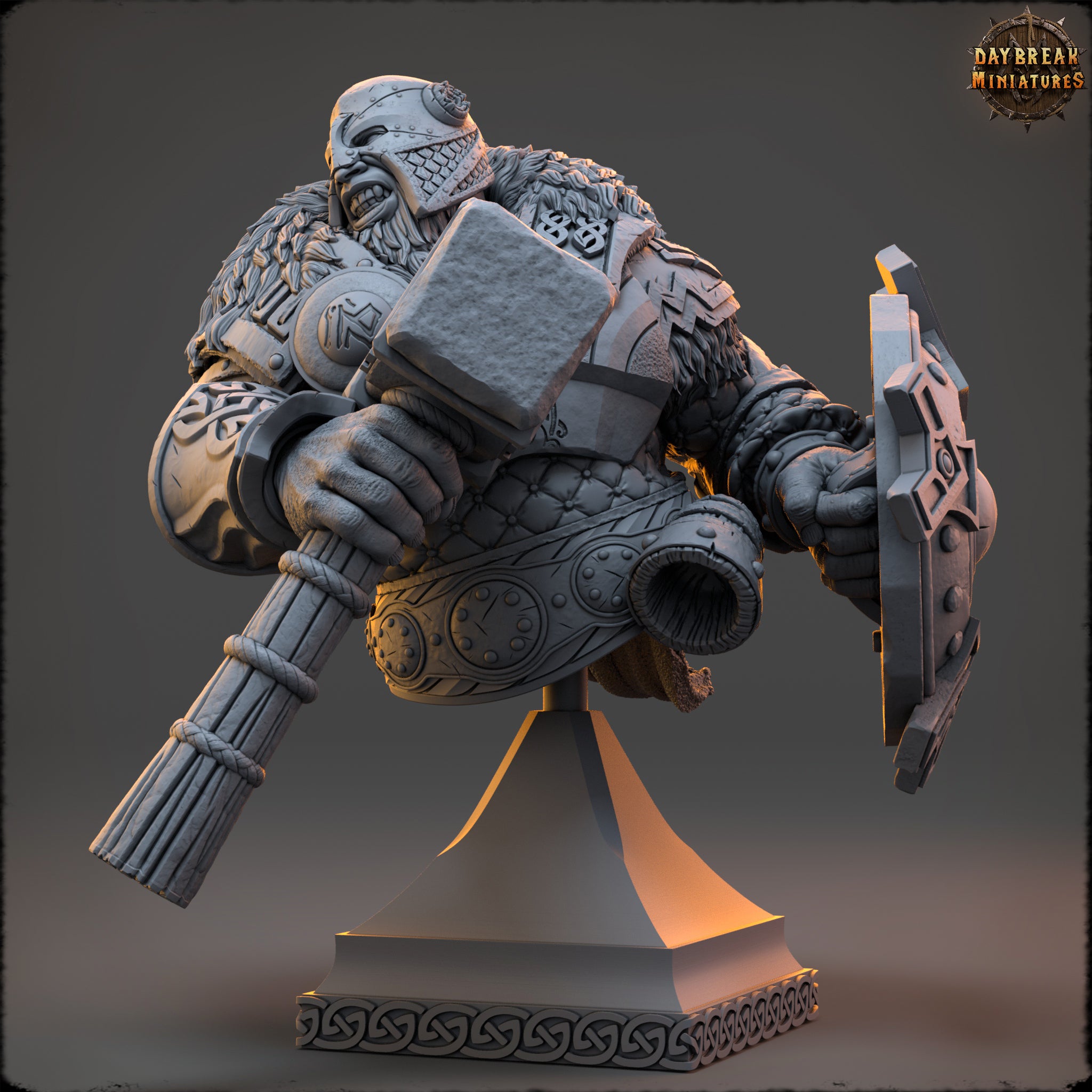 Thormund Warfury - Bust von Daybreak Miniatures