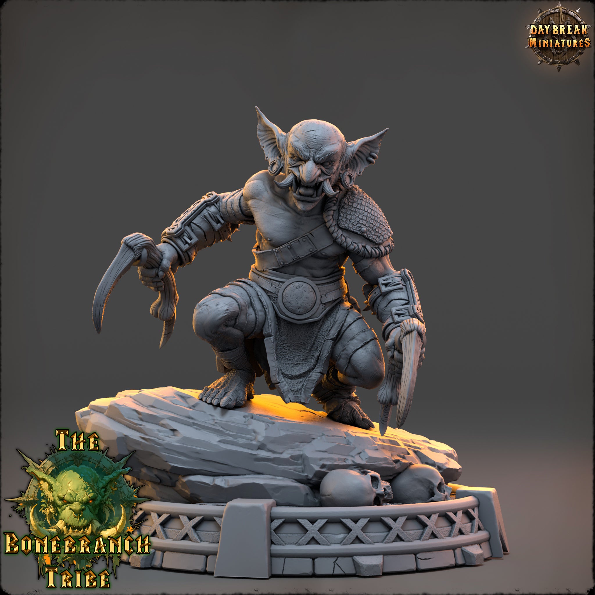 Goblin - aus der Reihe The Bonebranch Tribe von Daybreak Miniatures