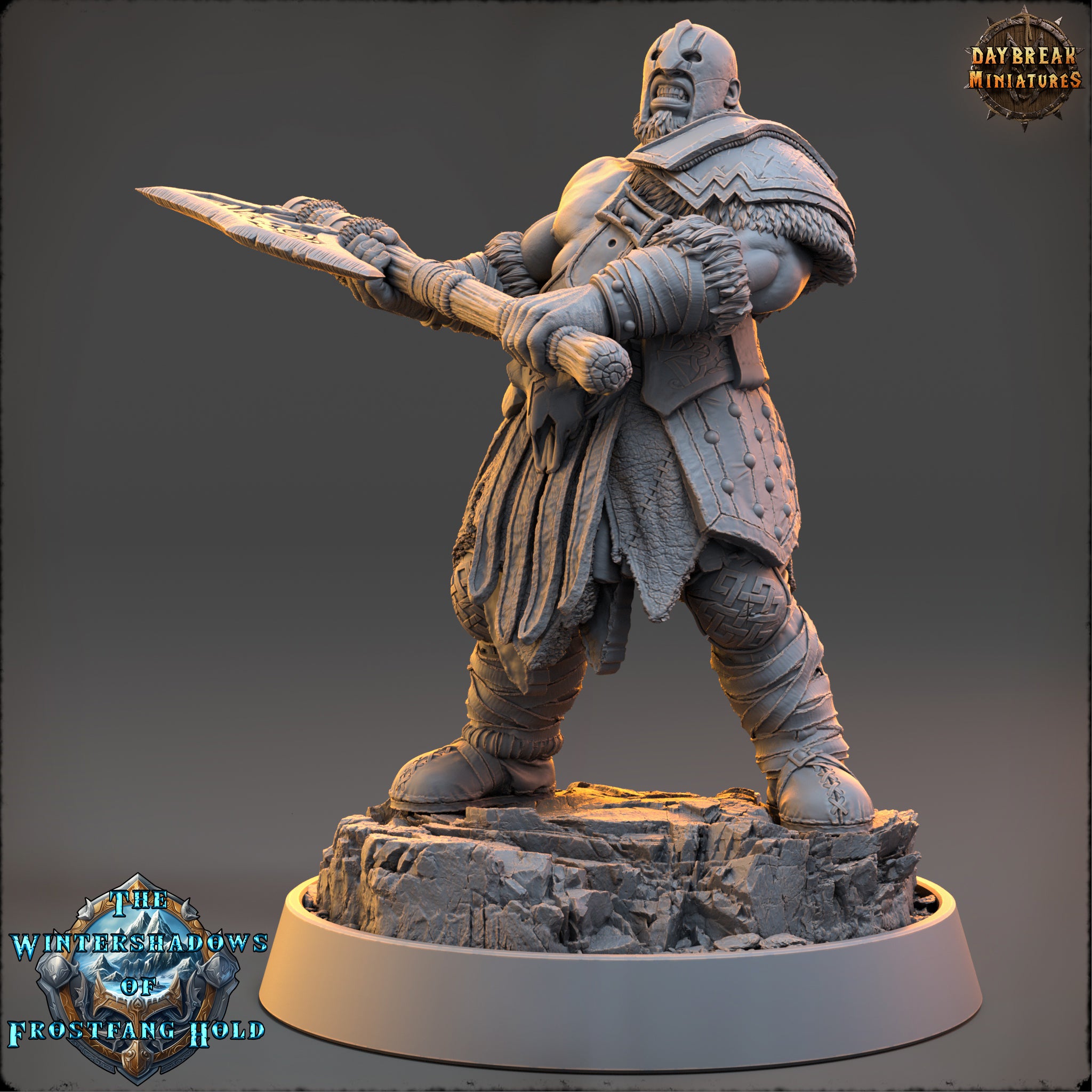 Barbaren Wikinger - aus der Reihe The Wintershadows of Frostfang Hold von Daybreak Miniatures
