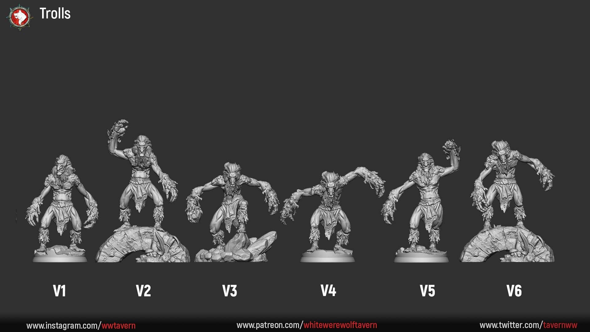 Trolls - aus der Reihe The Unholy Trinity von White Werewolf Tavern