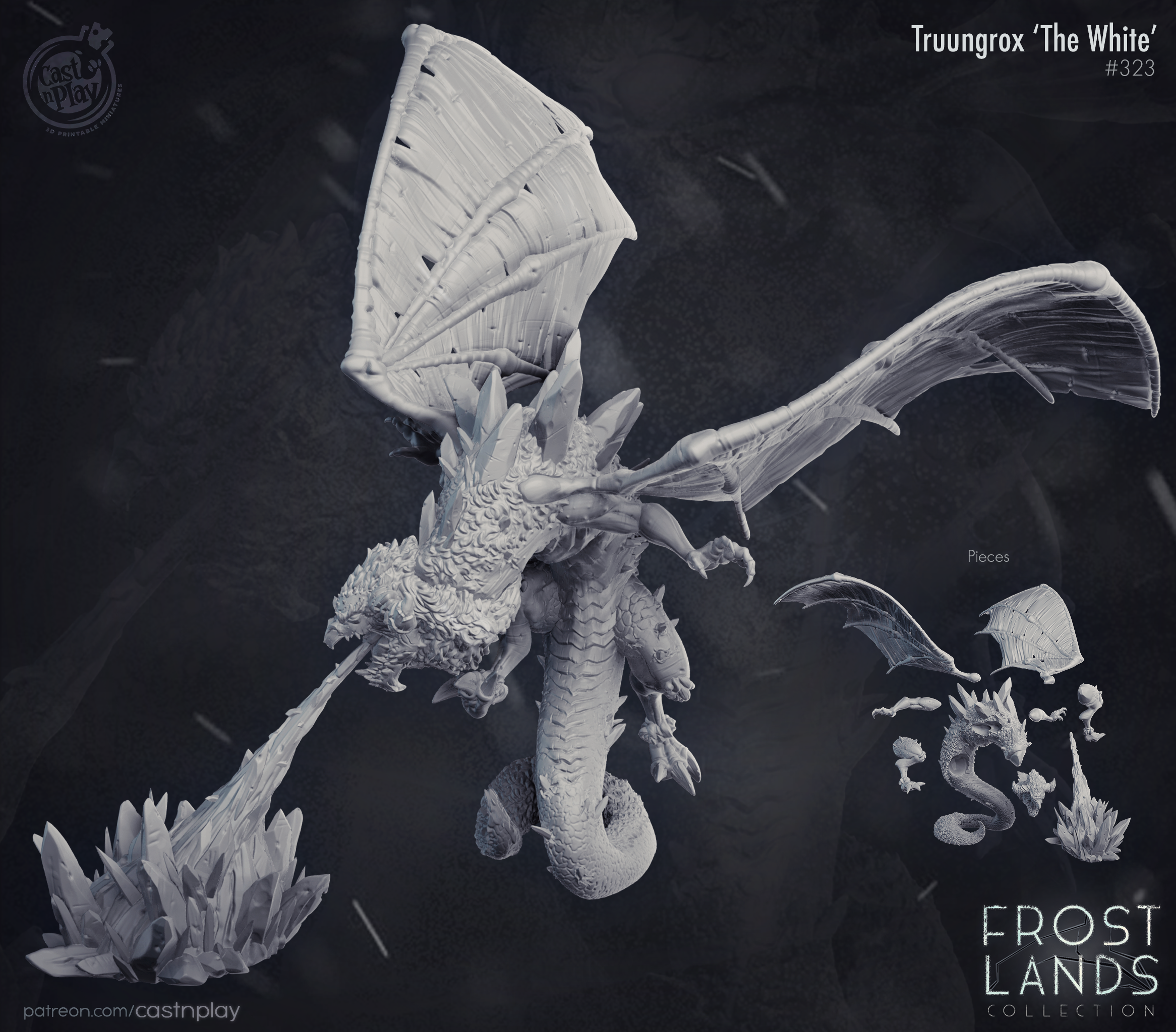 Truungrox 'The White' - aus der Reihe Frost Lands von Cast n Play