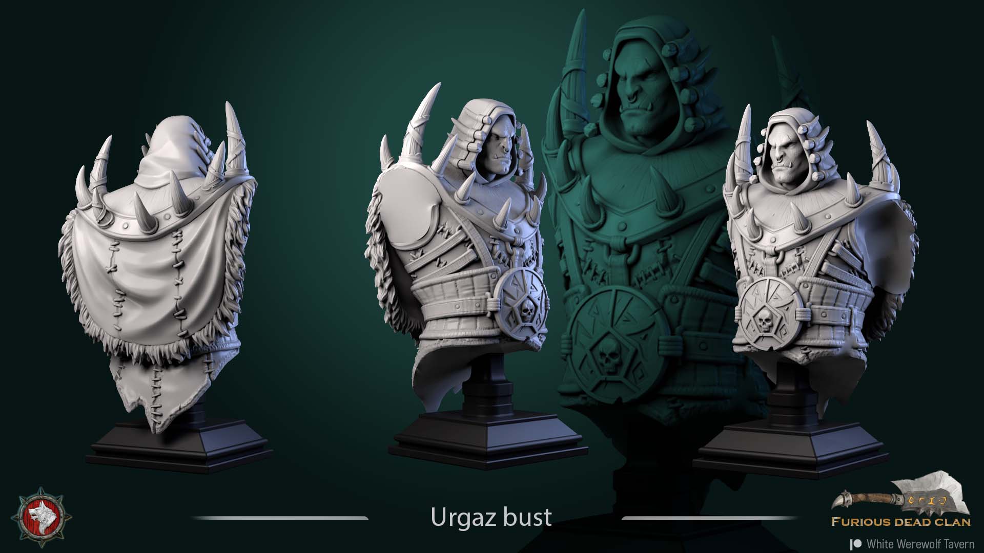 Urgaz - Bust aus der Reihe Furious Dead Clan von White Werewolf Tavern