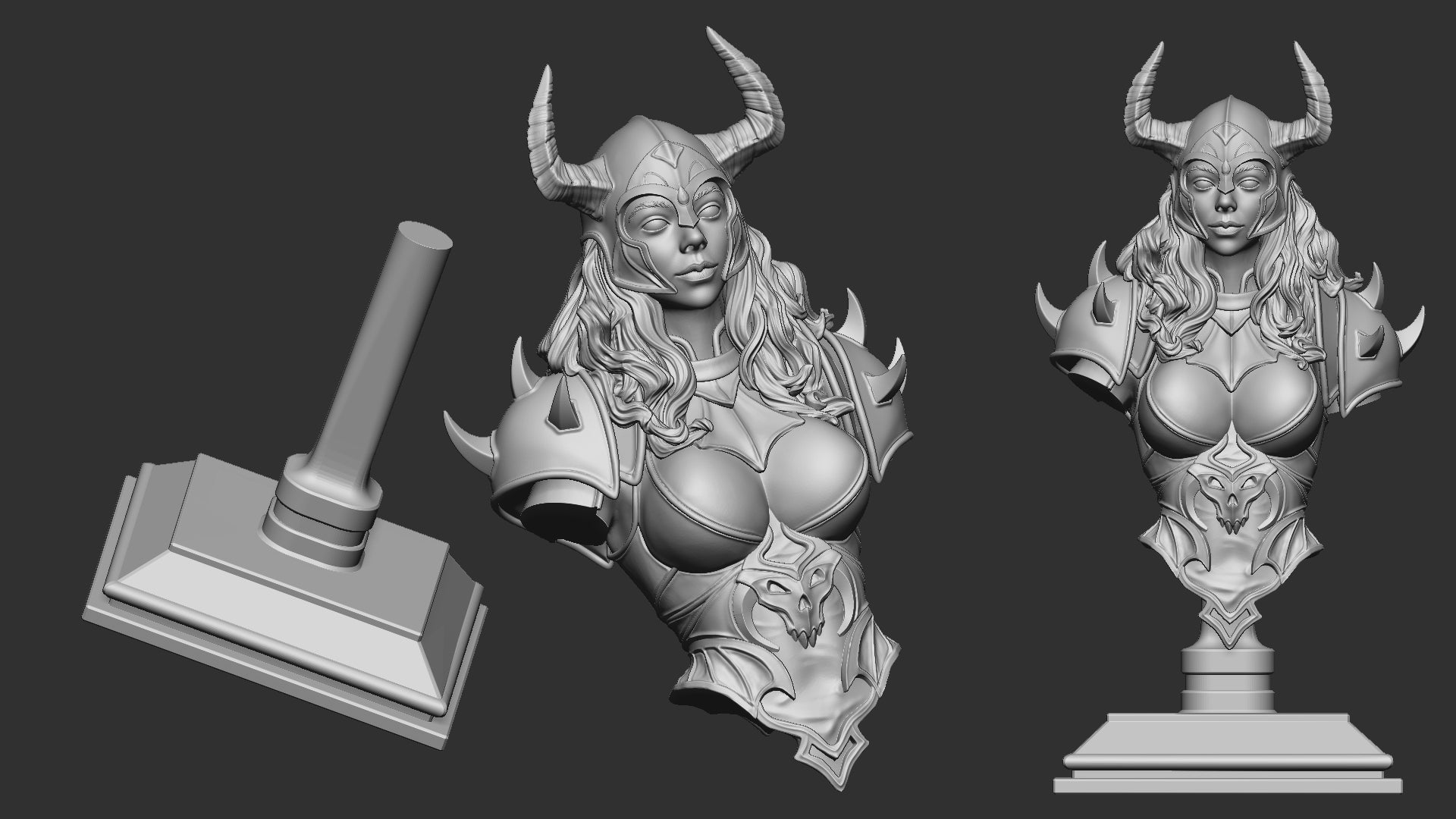 Valkyrie Bust - White Werewolf Tavern