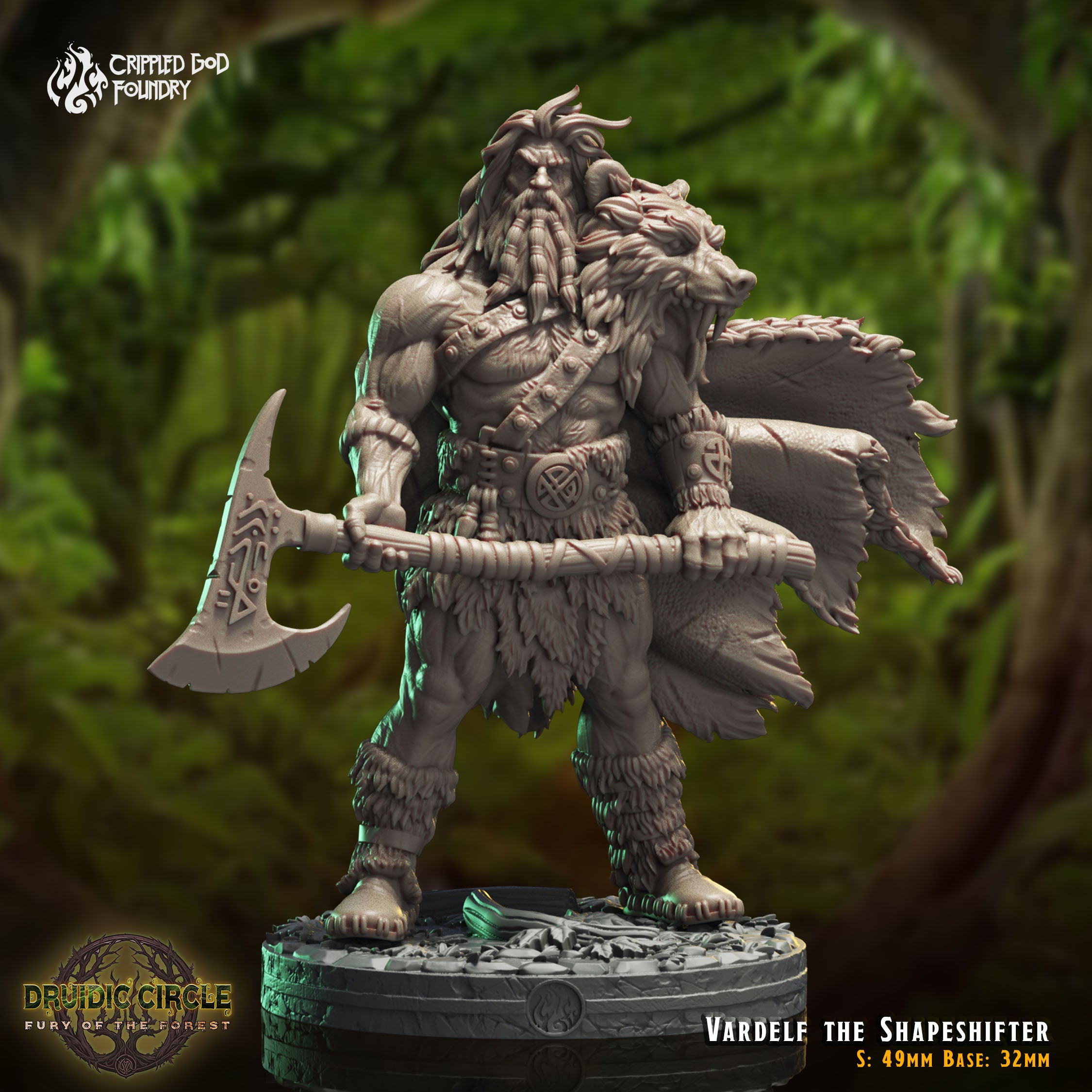 Vardelf the Shapeshifter - aus der Reihe Druidic Circle von Crippled God Foundry