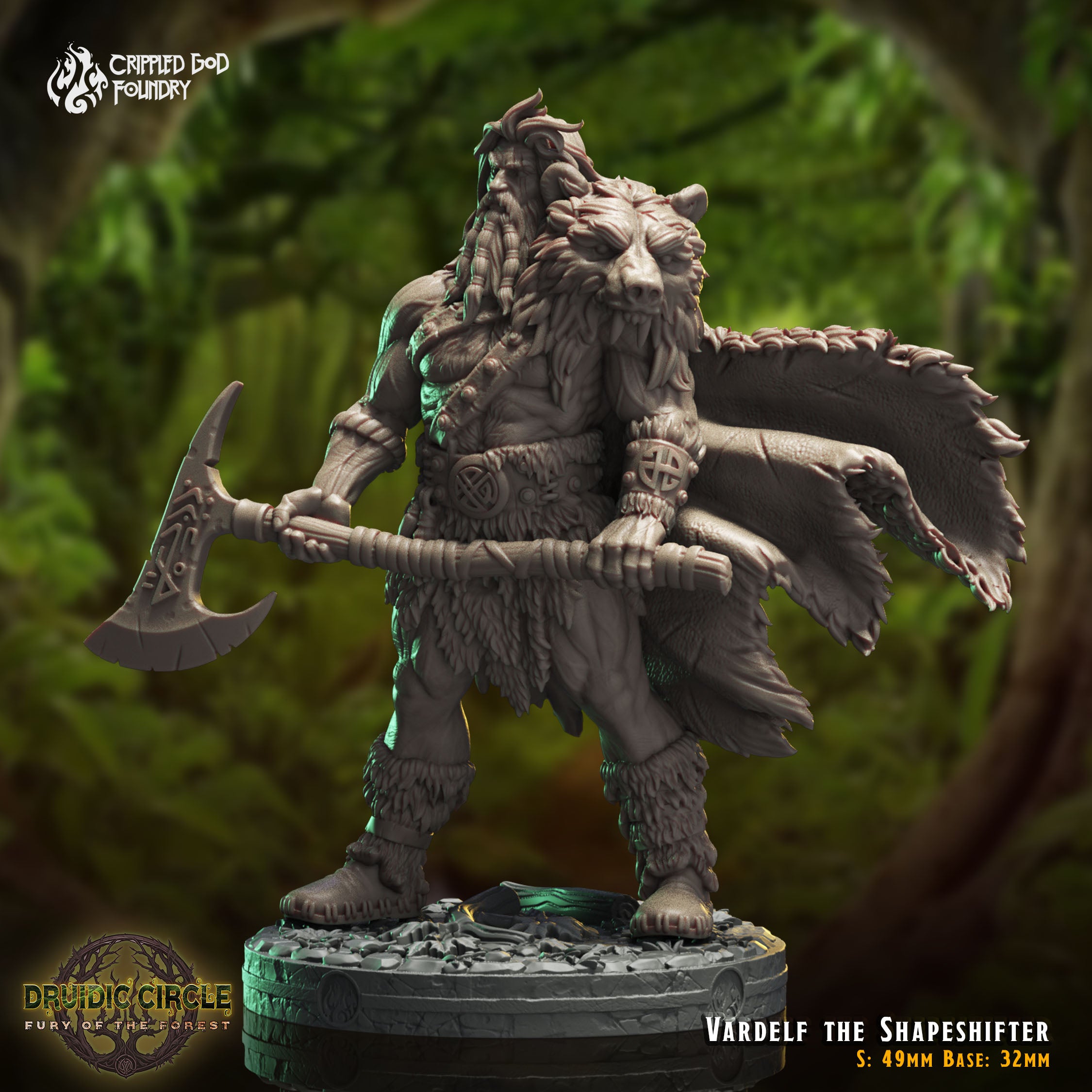 Vardelf the Shapeshifter - aus der Reihe Druidic Circle von Crippled God Foundry