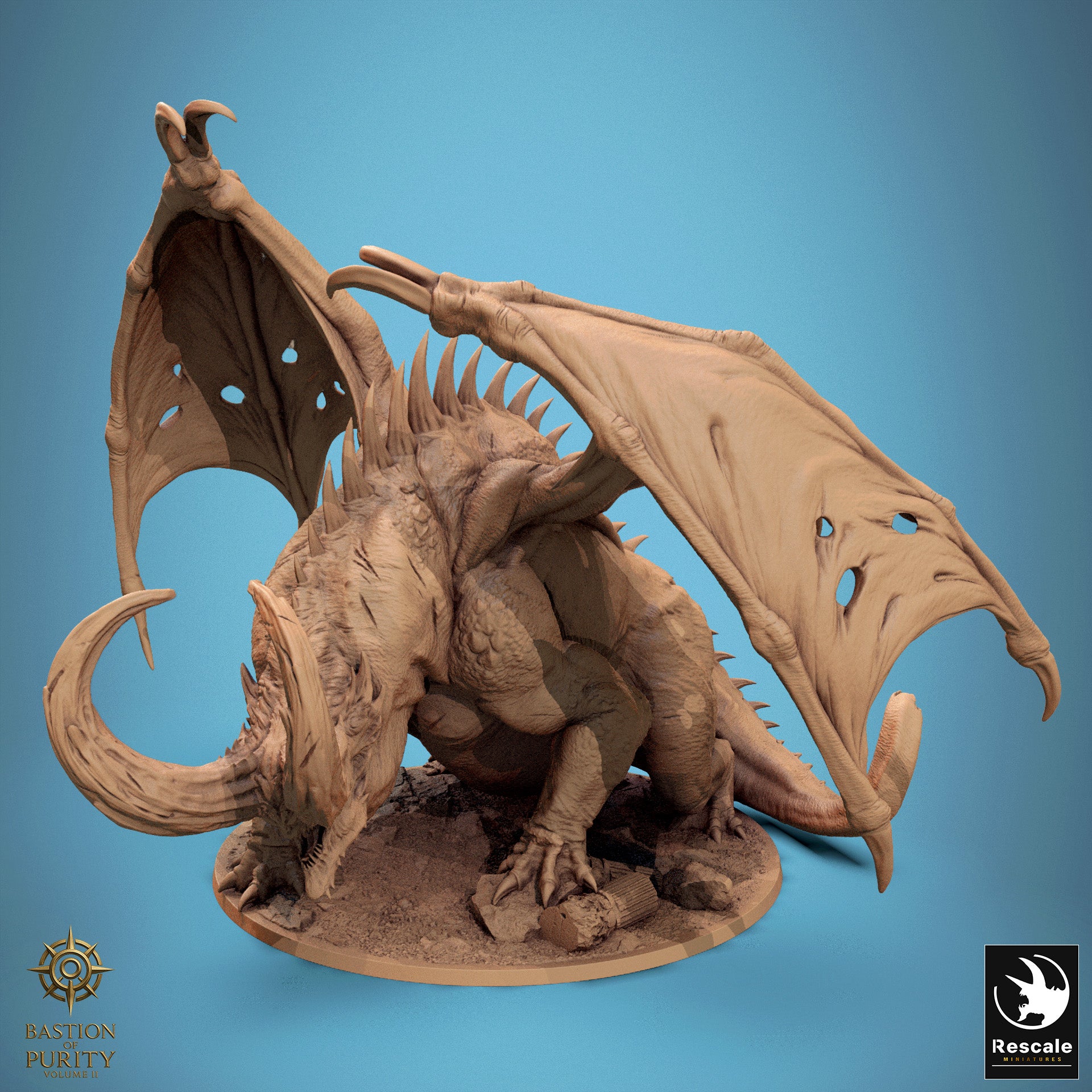 Infernal Dragon Vorrak Thul - aus der Reihe Legion of the Damned von Rescale Miniatures