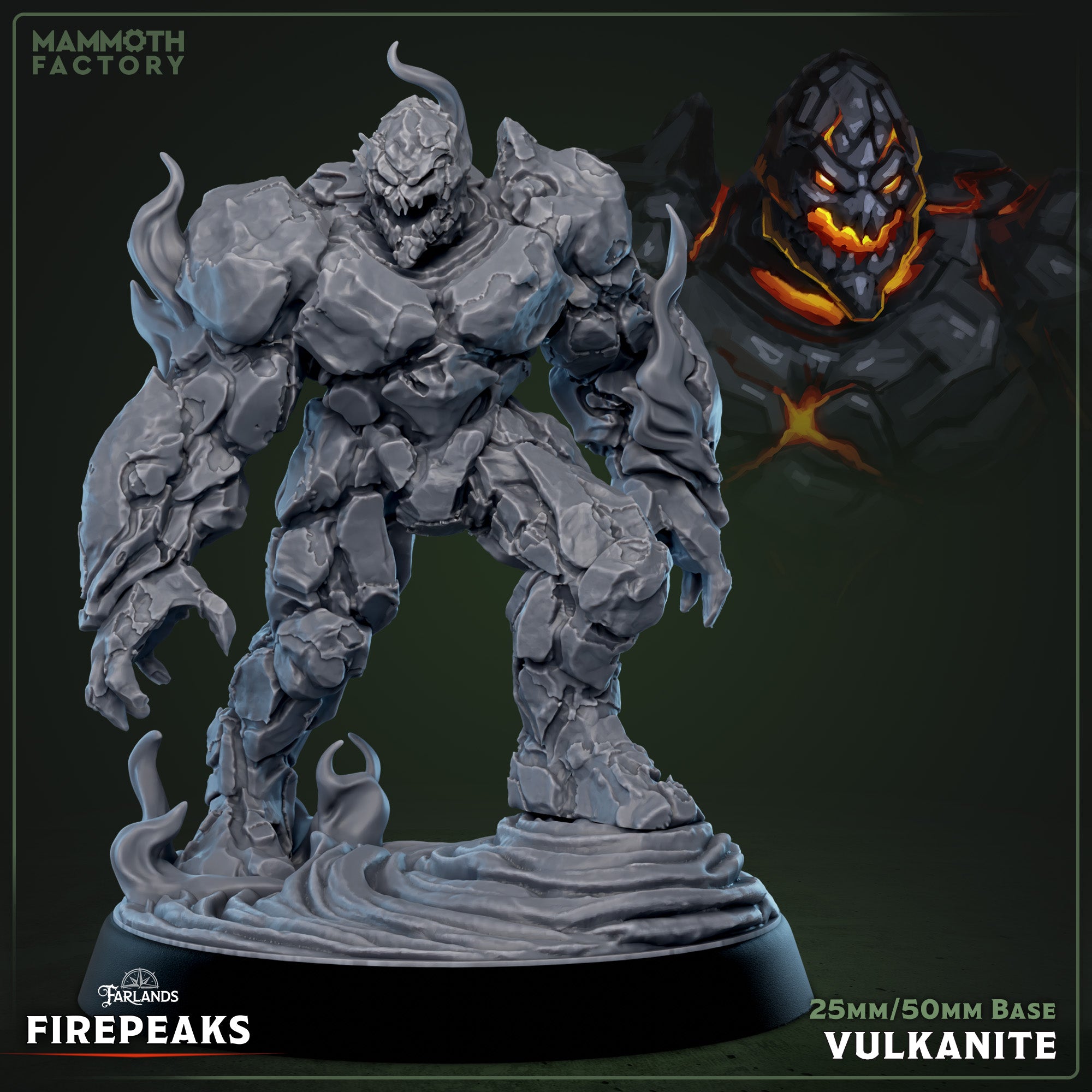Vulkanite - aus der Reihe The Firepeaks von Mammoth Factory