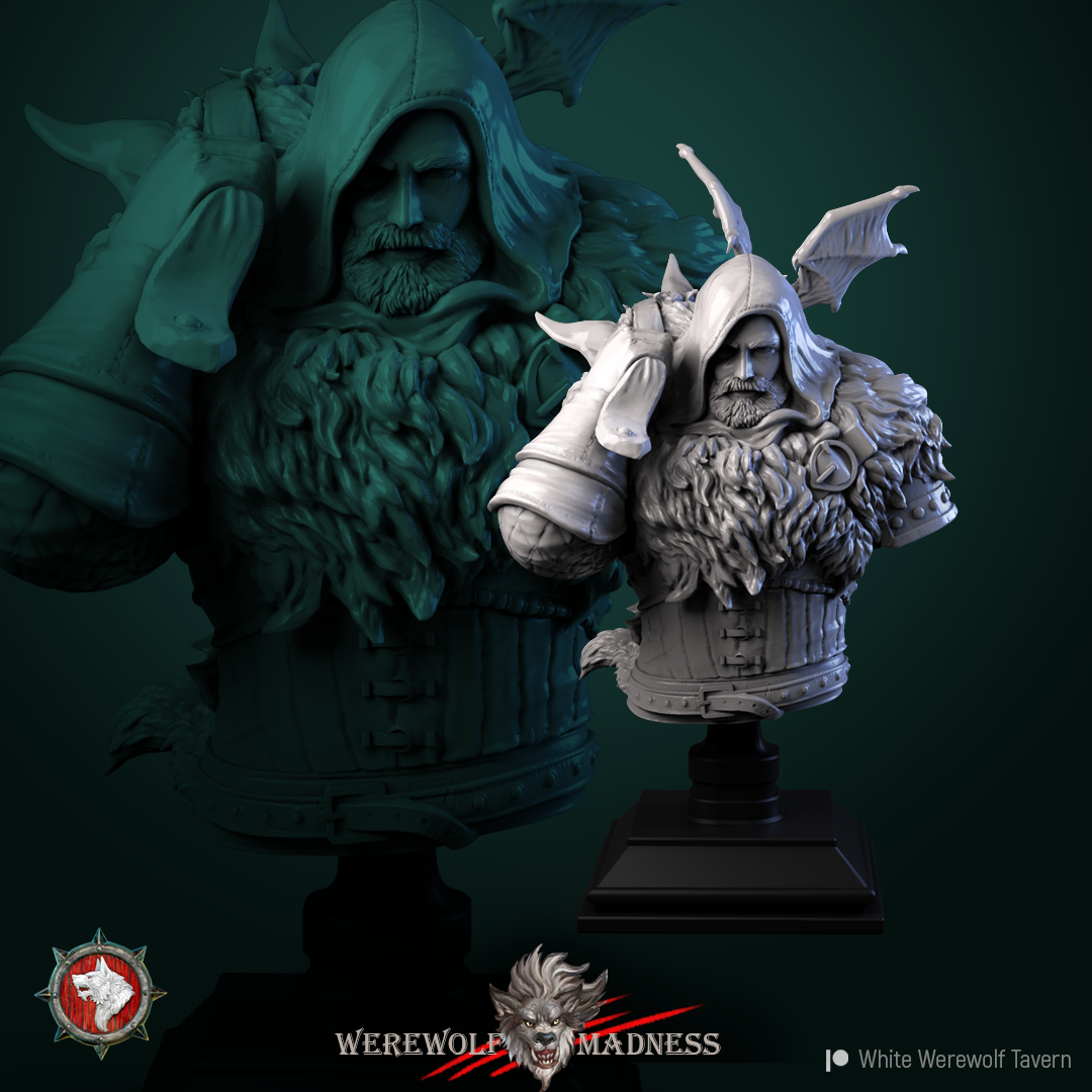 Waclaw - Bust aus der Reihe Werewolf Madness von White Werewolf Tavern