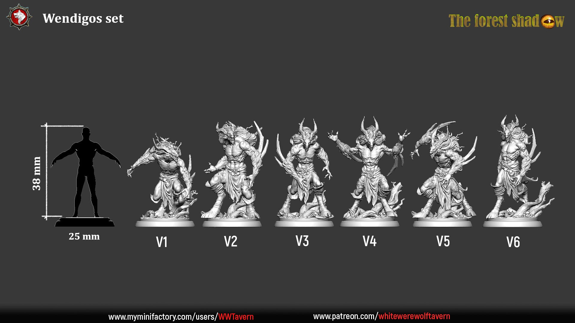 Wendigo - aus der Reihe The Forest Shadow von White Werewolf Tavern
