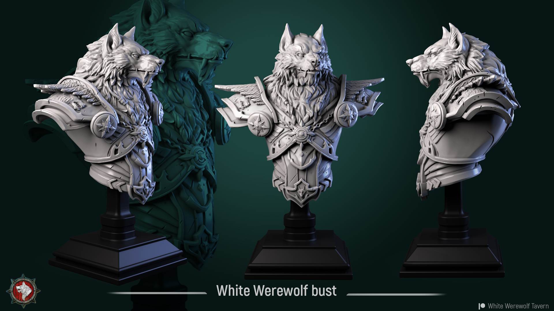 Werewolf - Bust aus der Reihe Werewolf Madness von White Werewolf Tavern