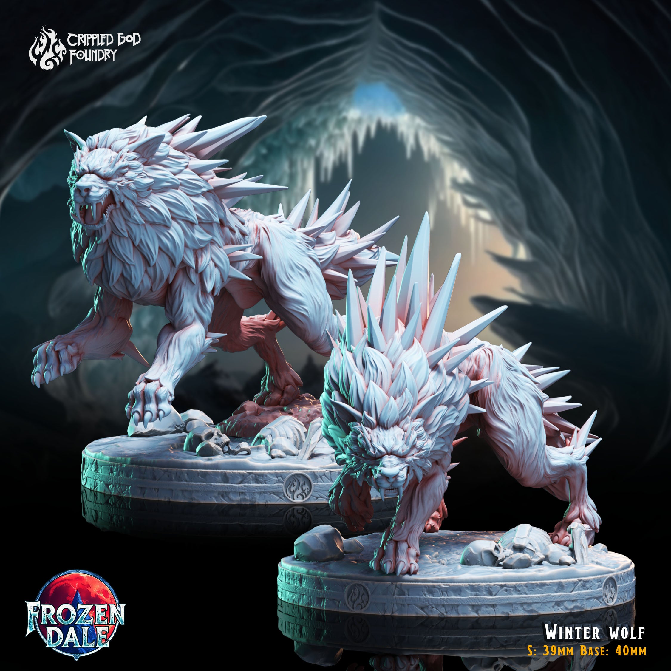 Winter Wolf - aus der Reihe Frozen Dale von Crippled God Foundry