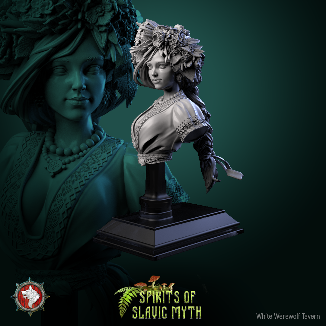 Zarya Poleva - Bust aus der Reihe Spirits of Slavic Myth von White Werewolf Tavern