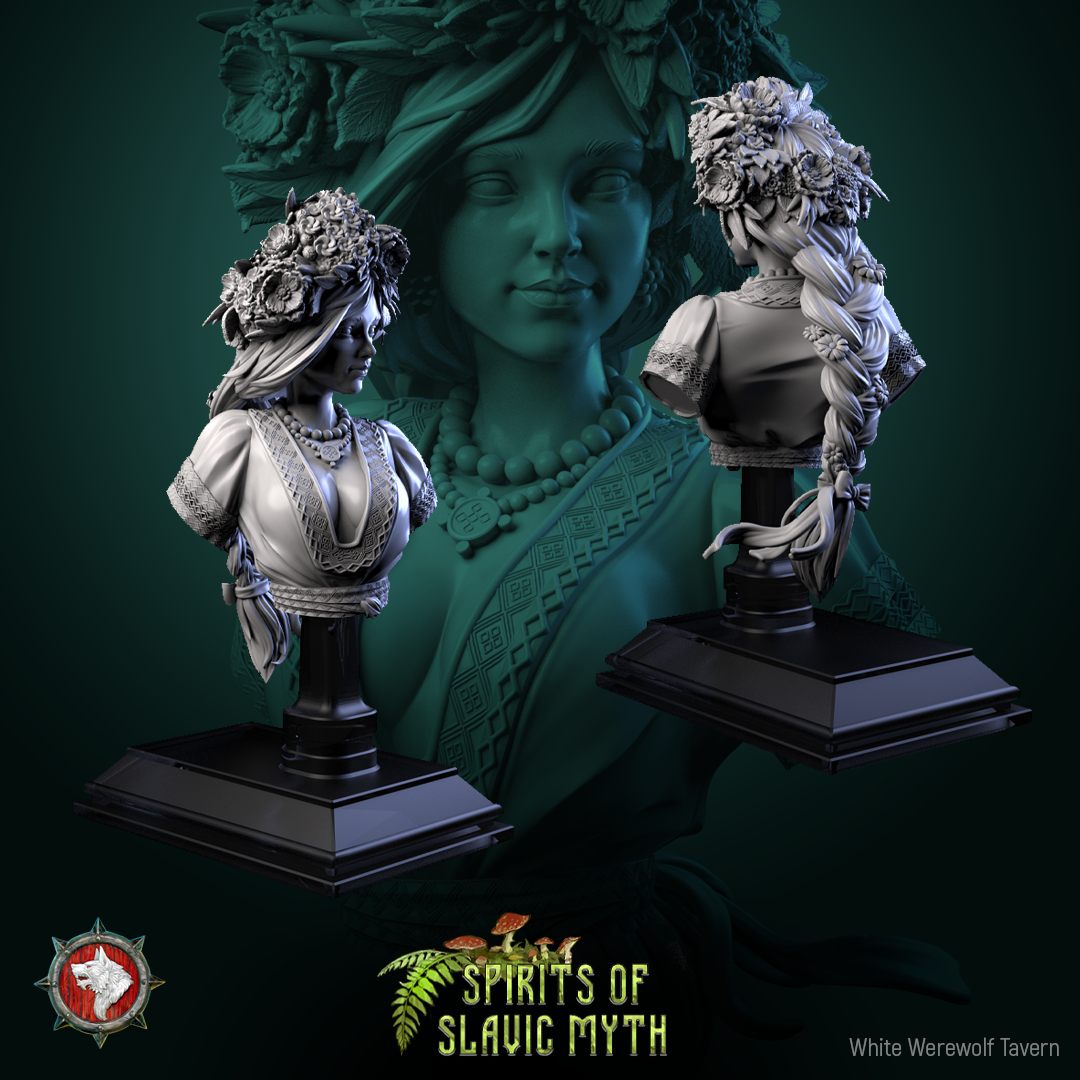 Zarya Poleva - Bust aus der Reihe Spirits of Slavic Myth von White Werewolf Tavern