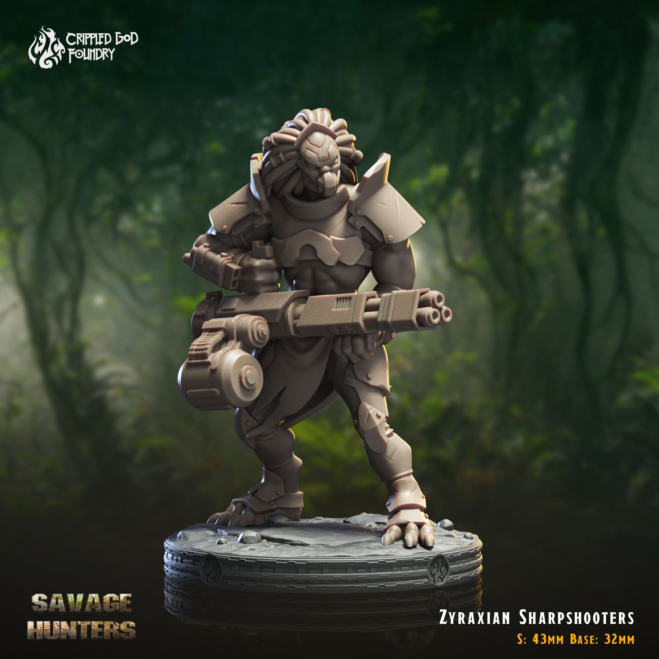 Zyraxian Sharpshooters- aus der Reihe Savage Hunters von Crippled God Foundry
