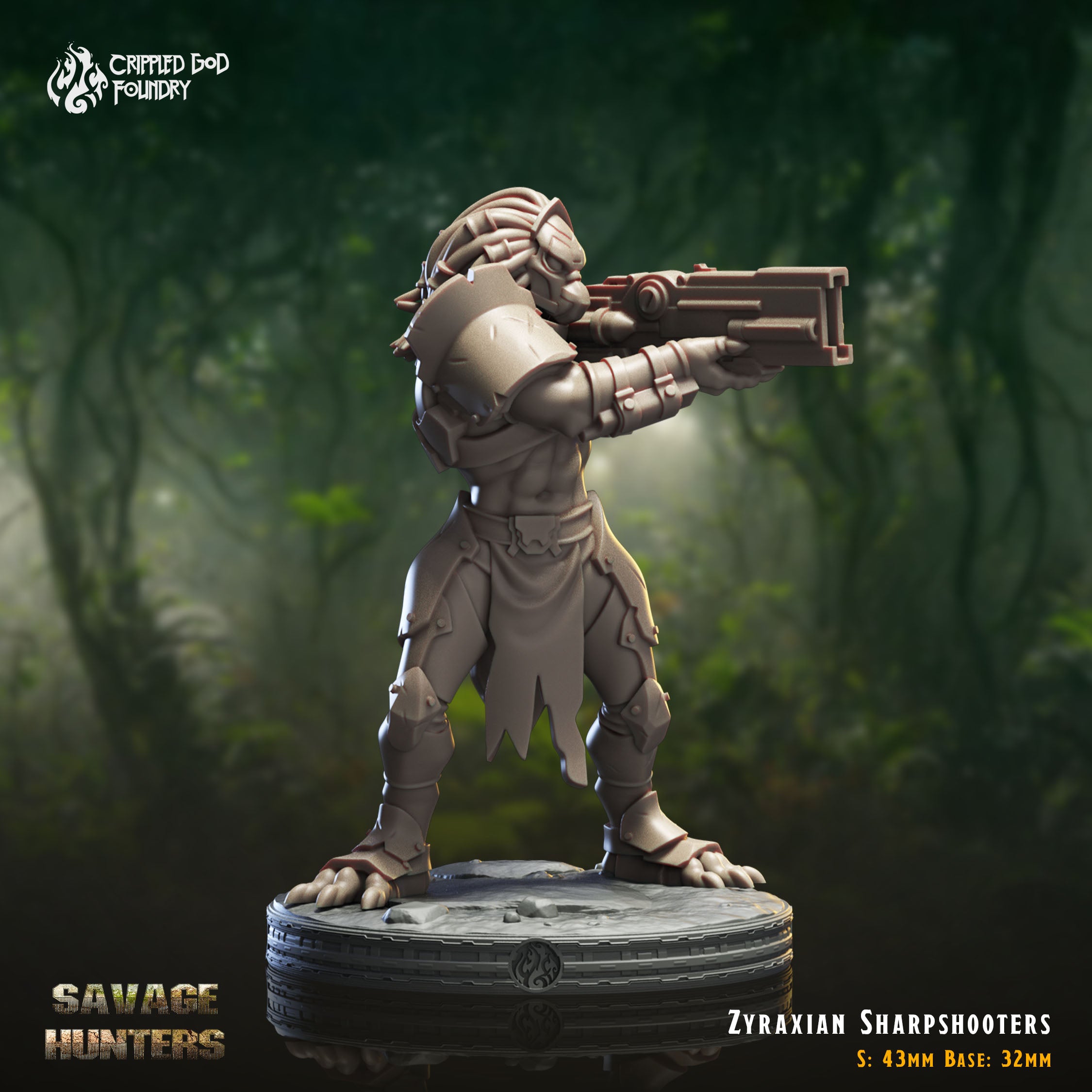 Zyraxian Sharpshooters- aus der Reihe Savage Hunters von Crippled God Foundry