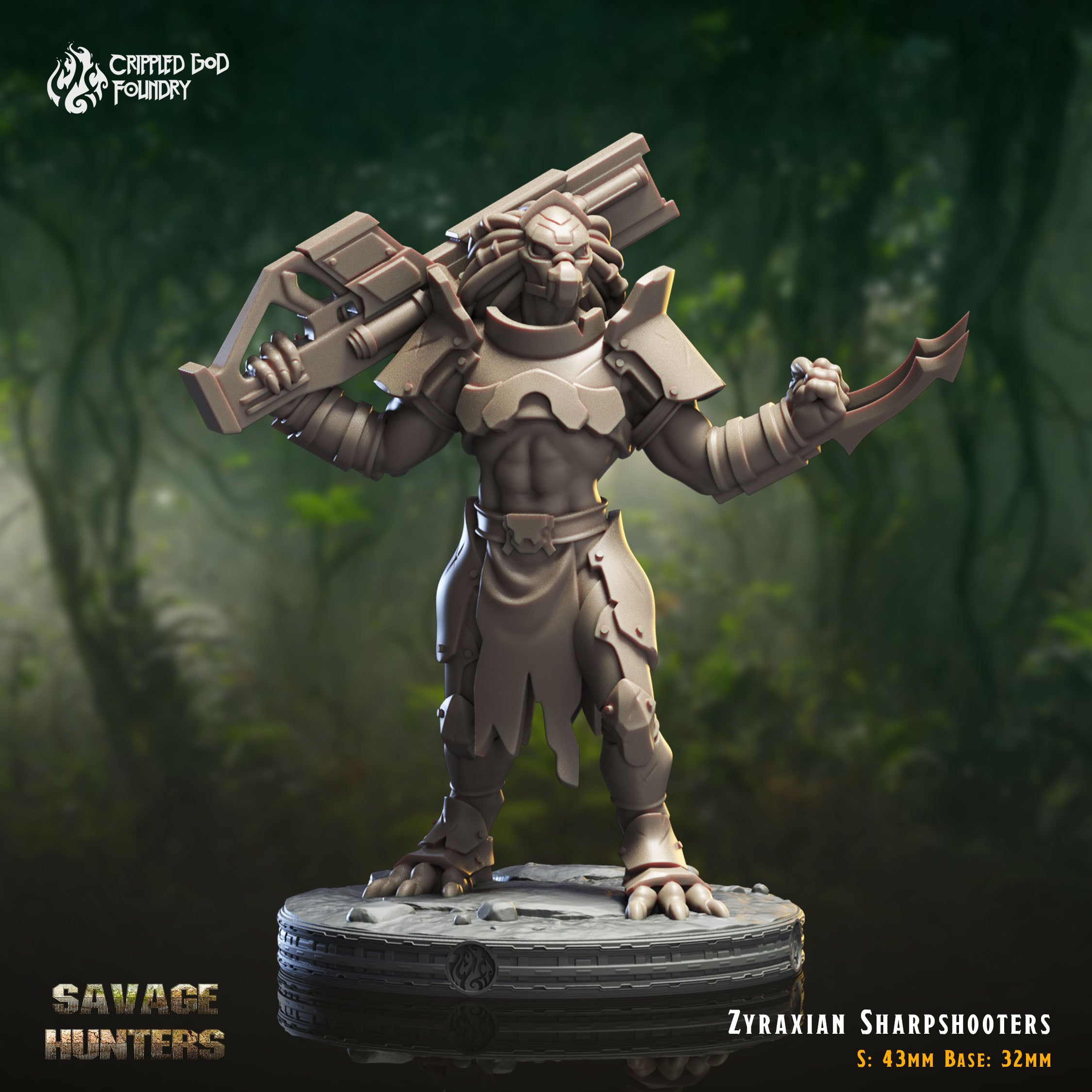 Zyraxian Sharpshooters- aus der Reihe Savage Hunters von Crippled God Foundry