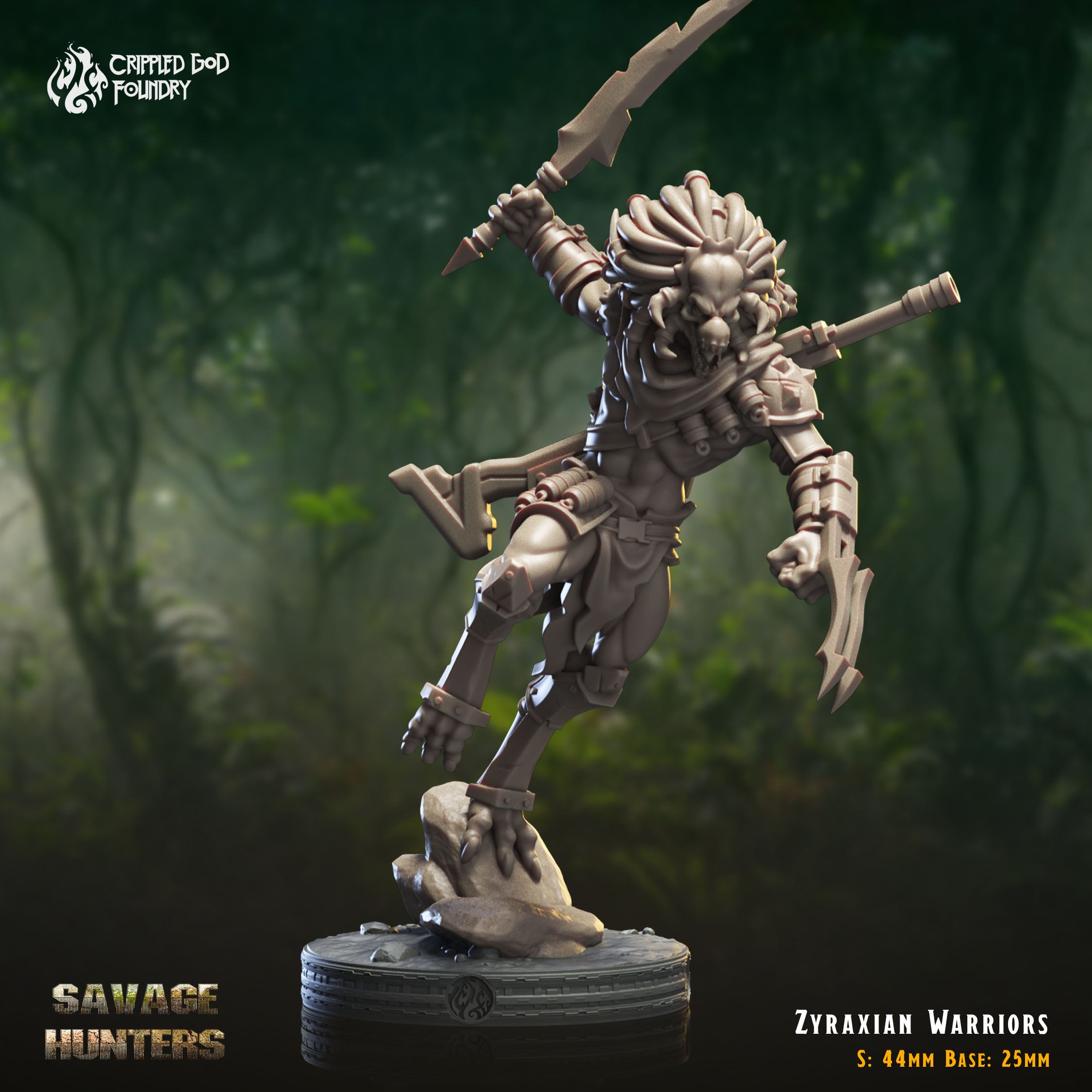 Zyraxian Warriors - aus der Reihe Savage Hunters von Crippled God Foundry