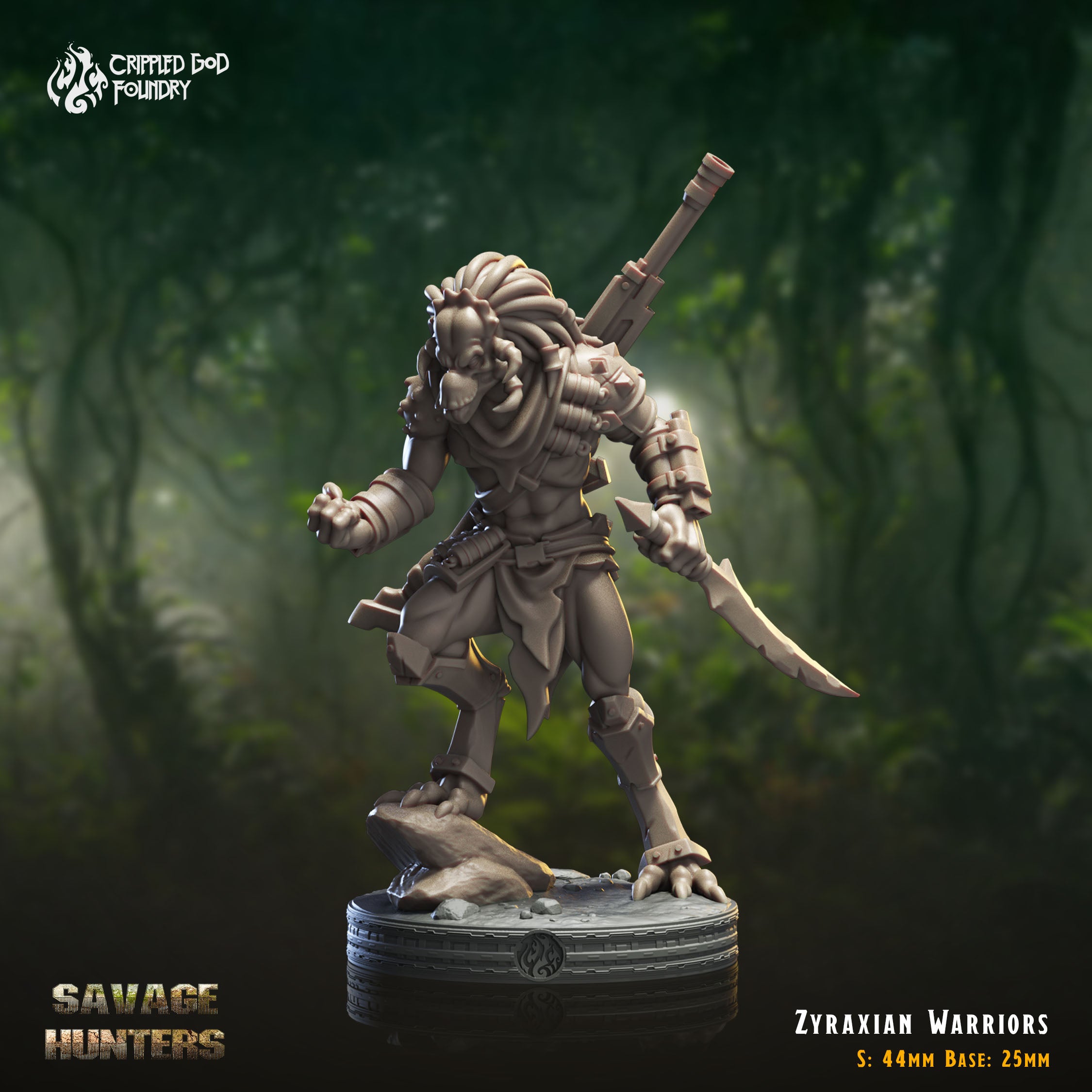 Zyraxian Warriors - aus der Reihe Savage Hunters von Crippled God Foundry