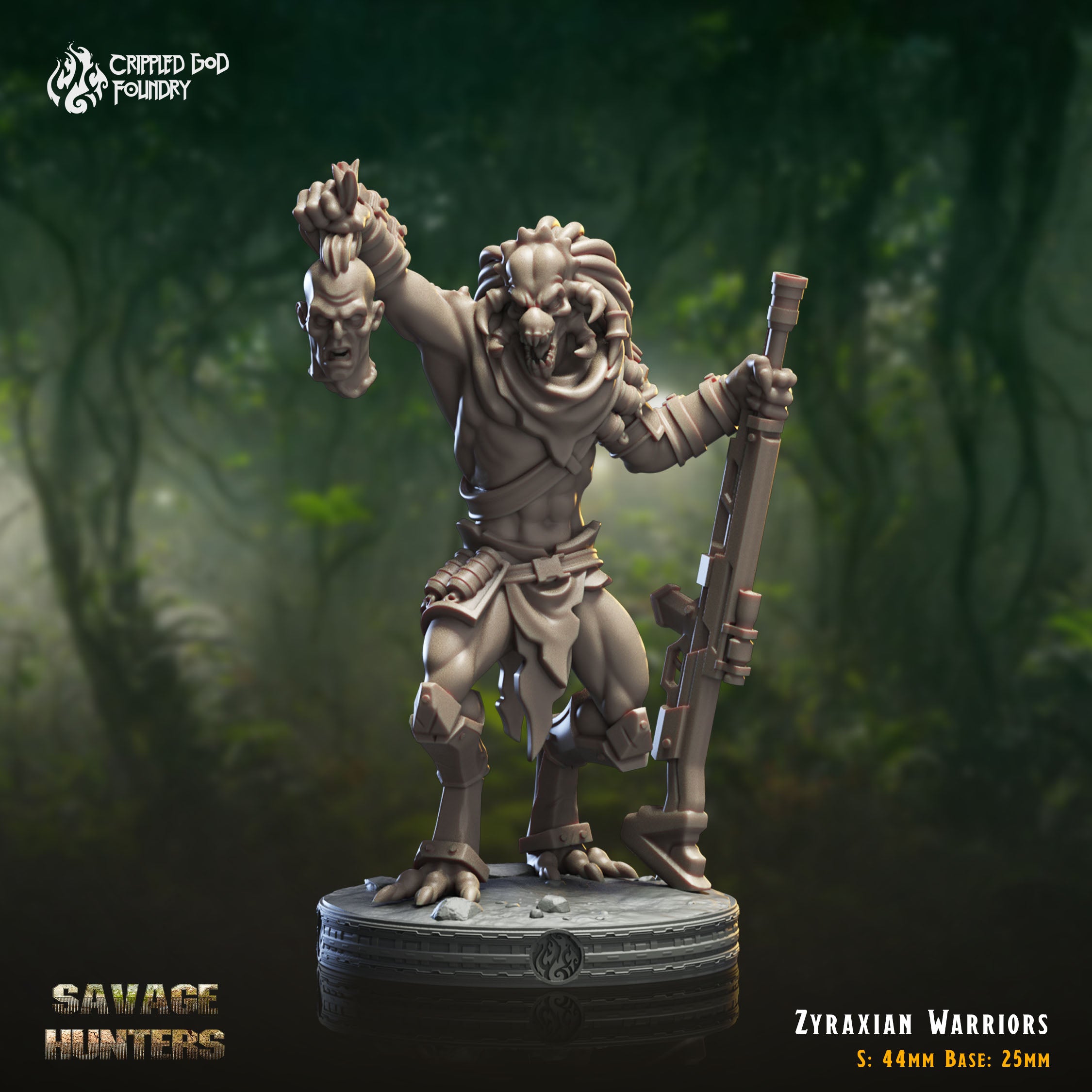 Zyraxian Warriors - aus der Reihe Savage Hunters von Crippled God Foundry