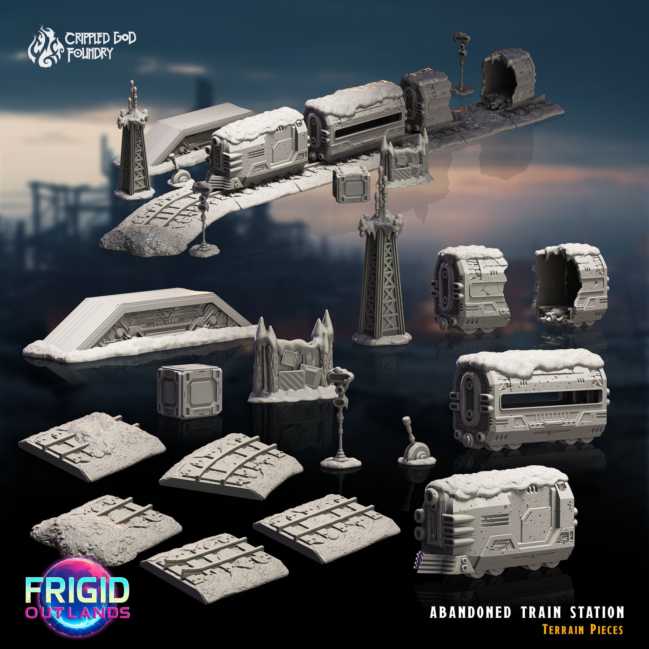 Abandoned Train Station - aus der Reihe Frigid Outlands von Crippled God Foundry