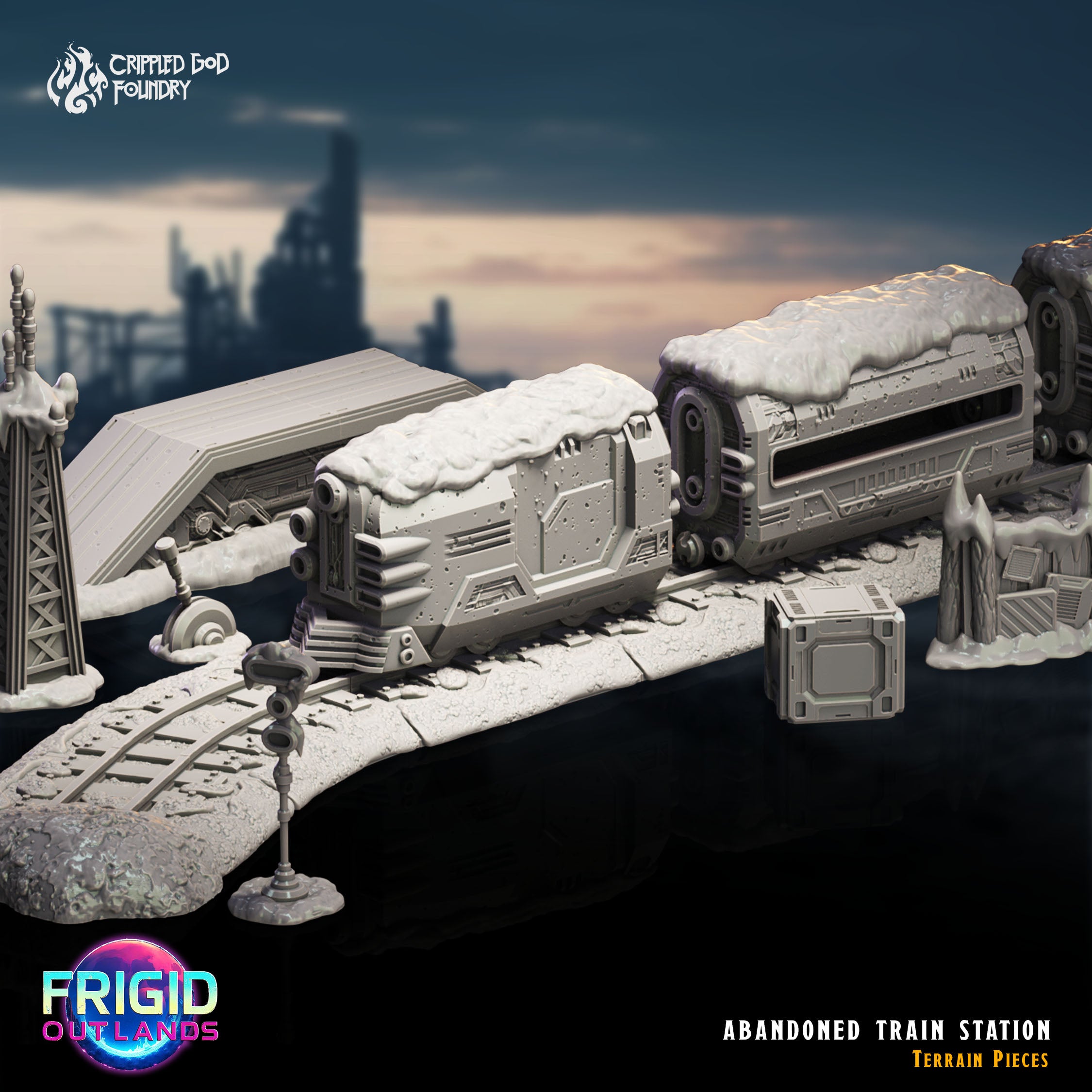 Abandoned Train Station - aus der Reihe Frigid Outlands von Crippled God Foundry