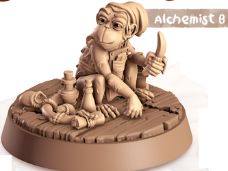 Monkey - Primates - Moonk - Animal Companions by Cornelia - Cast n Play