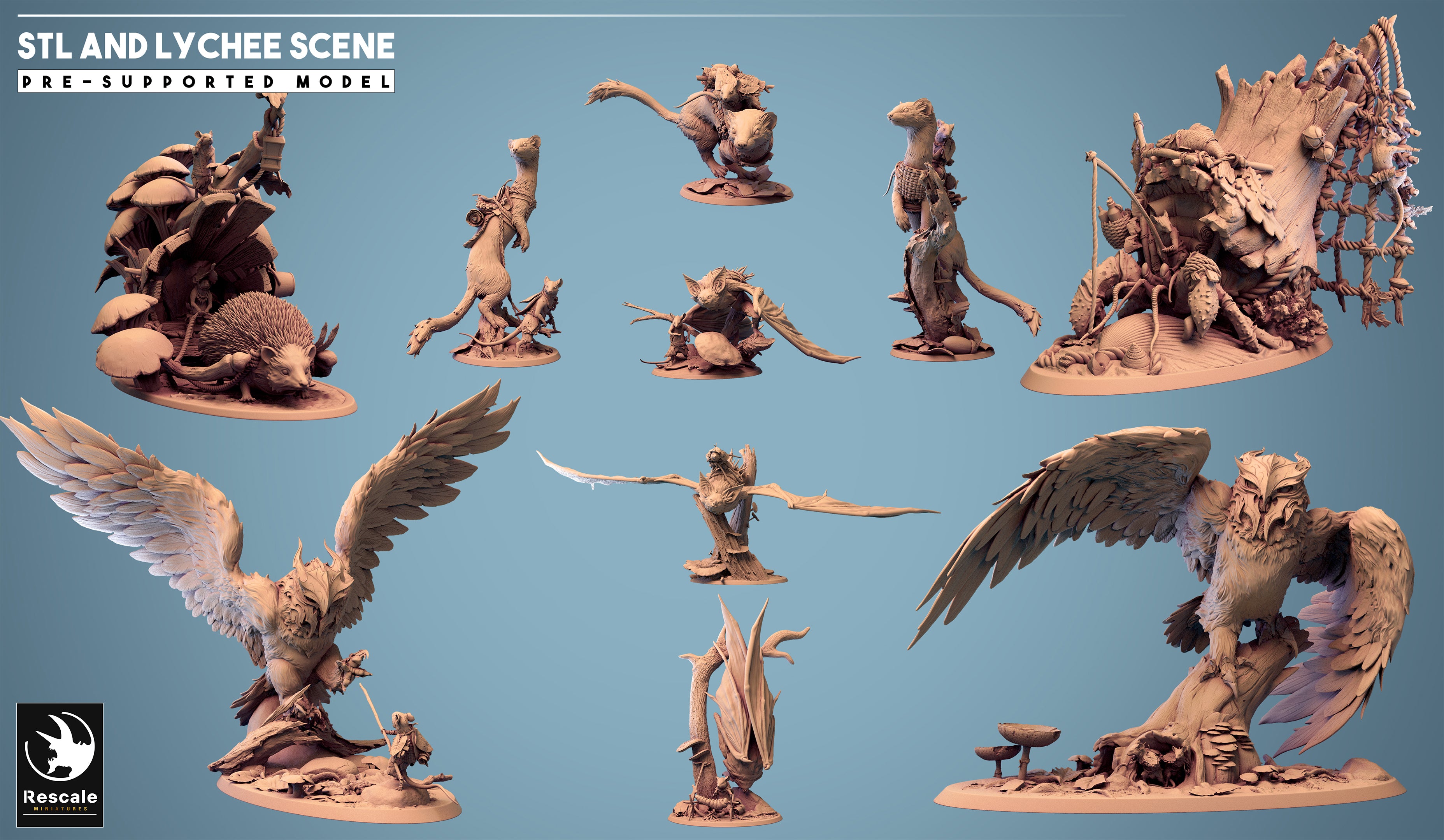 Mouse Caravan - Tales of Archduke Mousin II - Rescale Miniatures