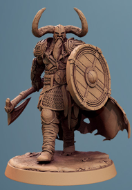 Vargir Rider - aus der Reihe Frostborne Doom von Rescale Miniatures