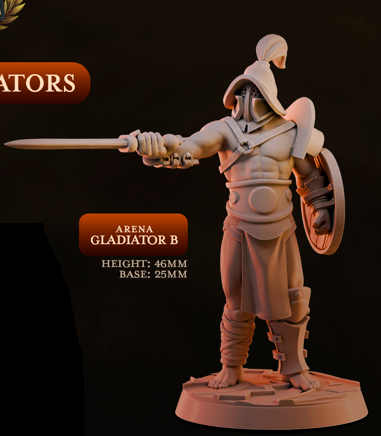 Arena Gladiators - Unyielding Legion - Cast n Play