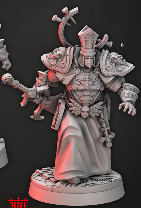 Cardinal Pazmino Demonic Nuncio - Church Wrath - Cast n Play