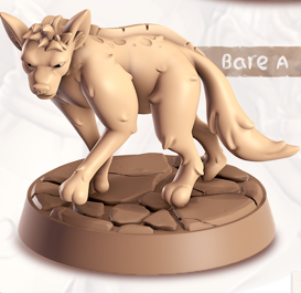 Hyena - Scavengers - Lena - Animal Companions by Cornelia - Cast n Play
