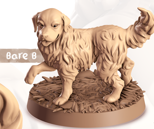 Golden Retriever - Dogs - Gold - Animal Companions by Cornelia - Cast n Play