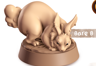 Hare - Burrowers - Har - Animal Companions by Cornelia - Cast n Play