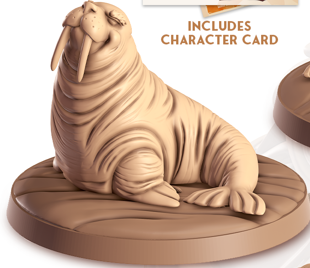 Walrus - Polar - Worlo - Animal Companions by Cornelia - Cast n Play
