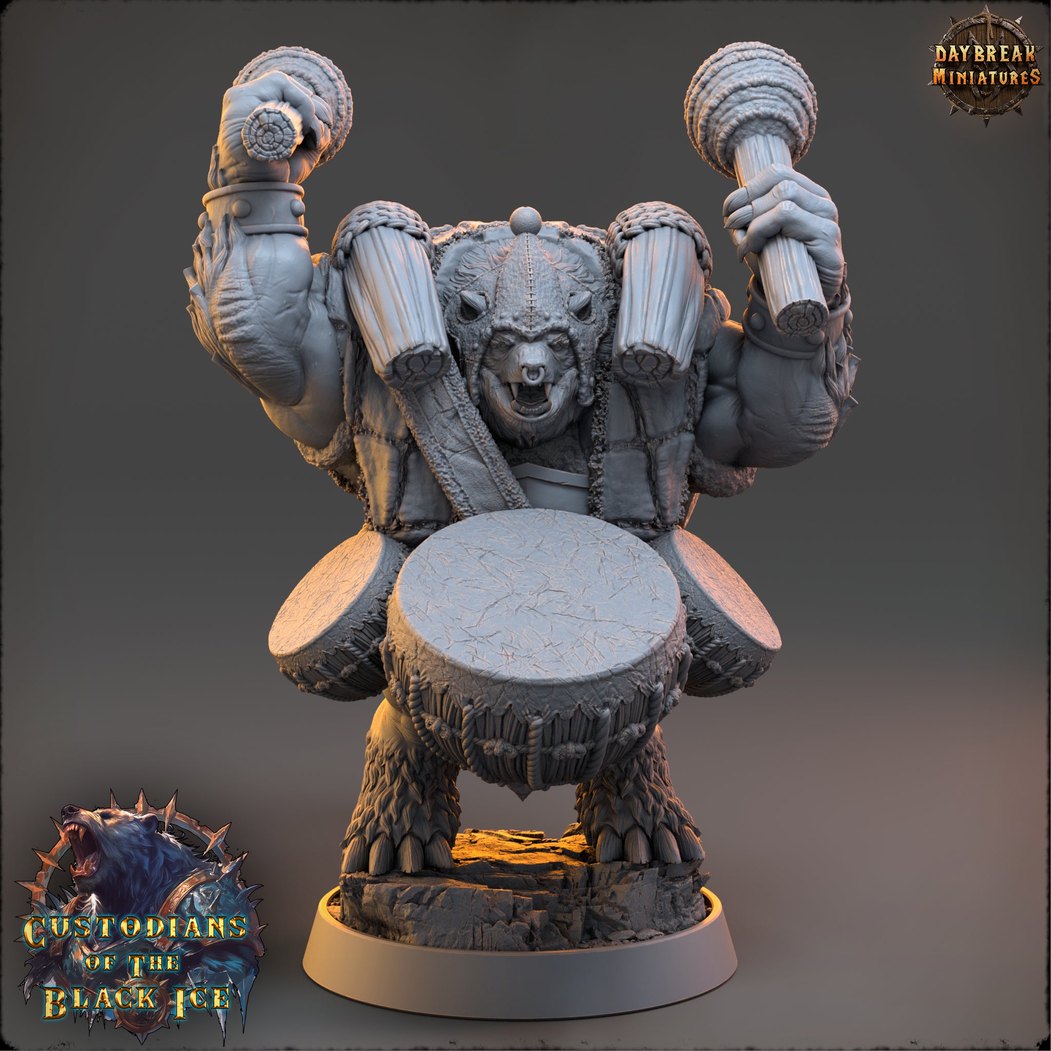 Bear People - aus der Reihe Custodians of The Black Ice von Daybreak Miniatures