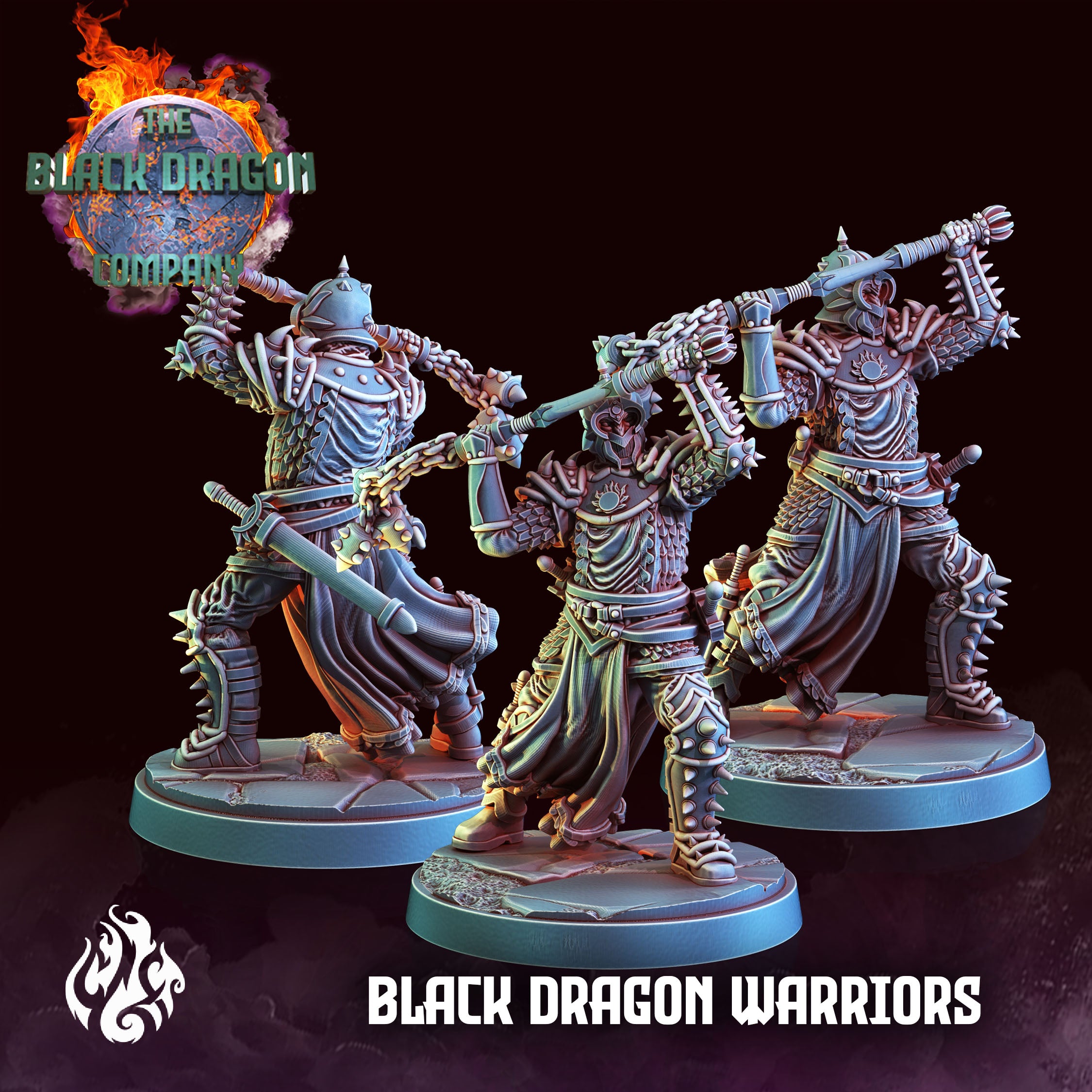 Black Dragon Warriors - aus der Reihe The Black Dragon Company von Crippled God Foundry