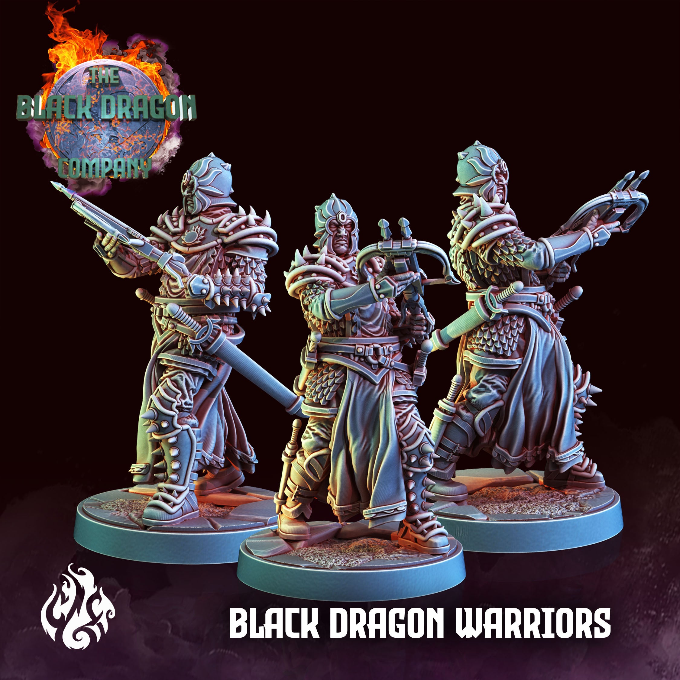 Black Dragon Warriors - aus der Reihe The Black Dragon Company von Crippled God Foundry