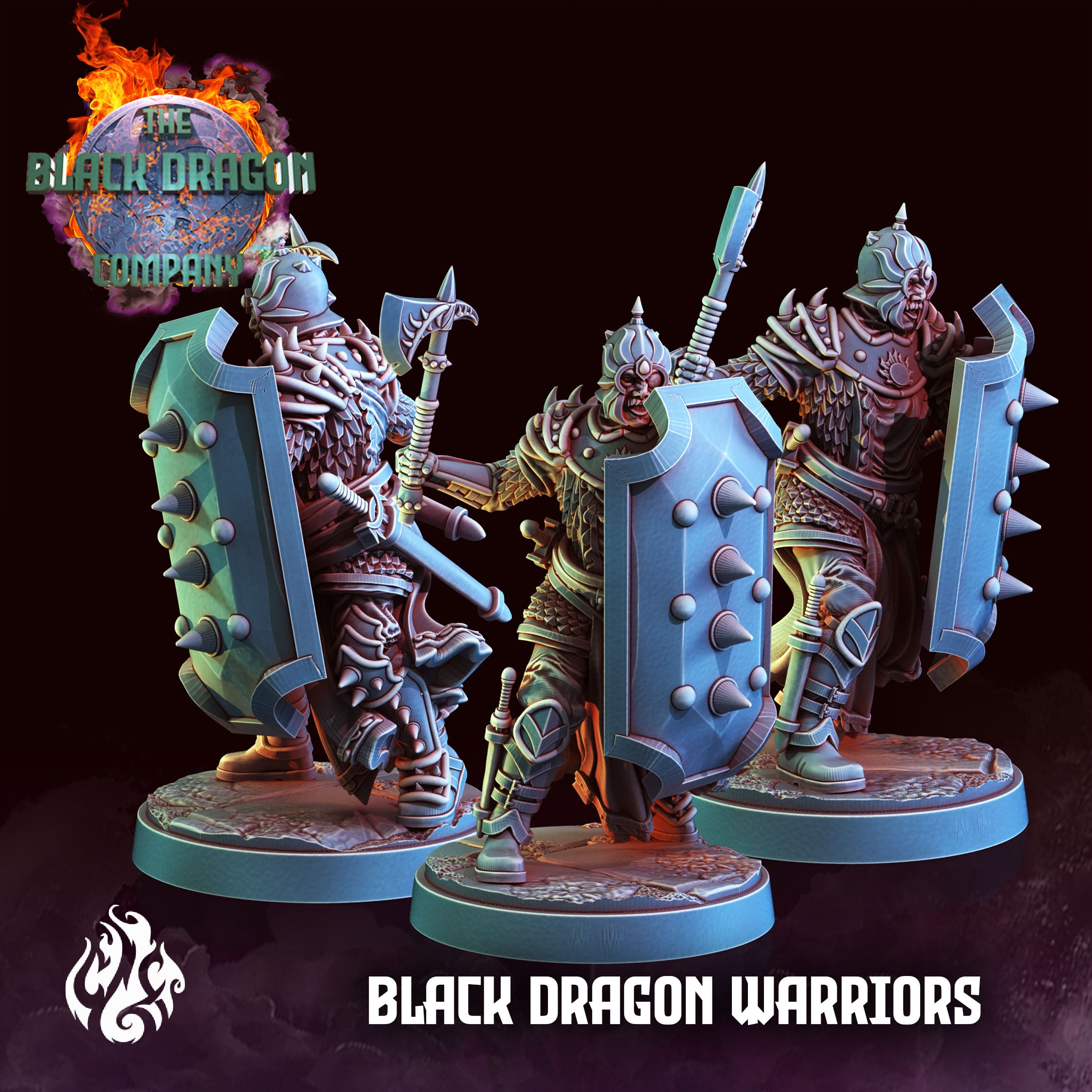 Black Dragon Warriors - aus der Reihe The Black Dragon Company von Crippled God Foundry
