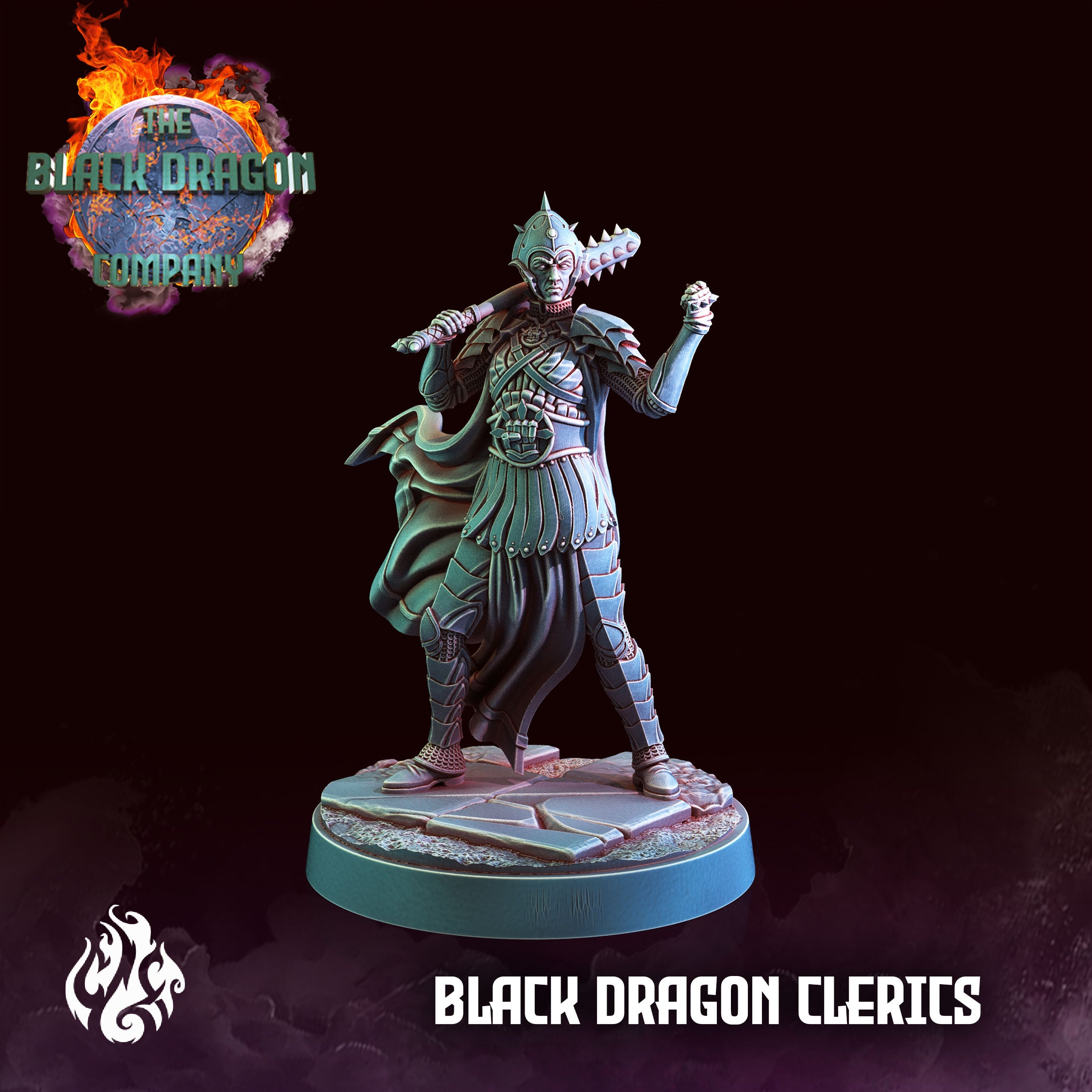 Black Dragon Clerics - aus der Reihe The Black Dragon Company von Crippled God Foundry