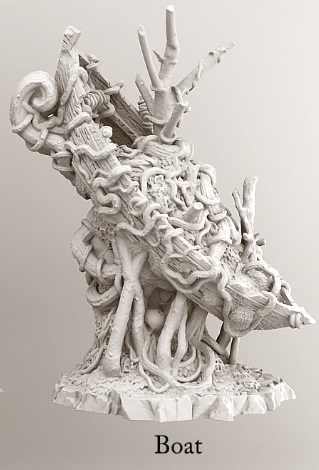 Boat - Swamp Creature Pack - Print Your Monsters
