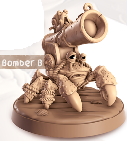 Crab - Swimmers - Crabe - Animal Companions by Cornelia - Cast n Play