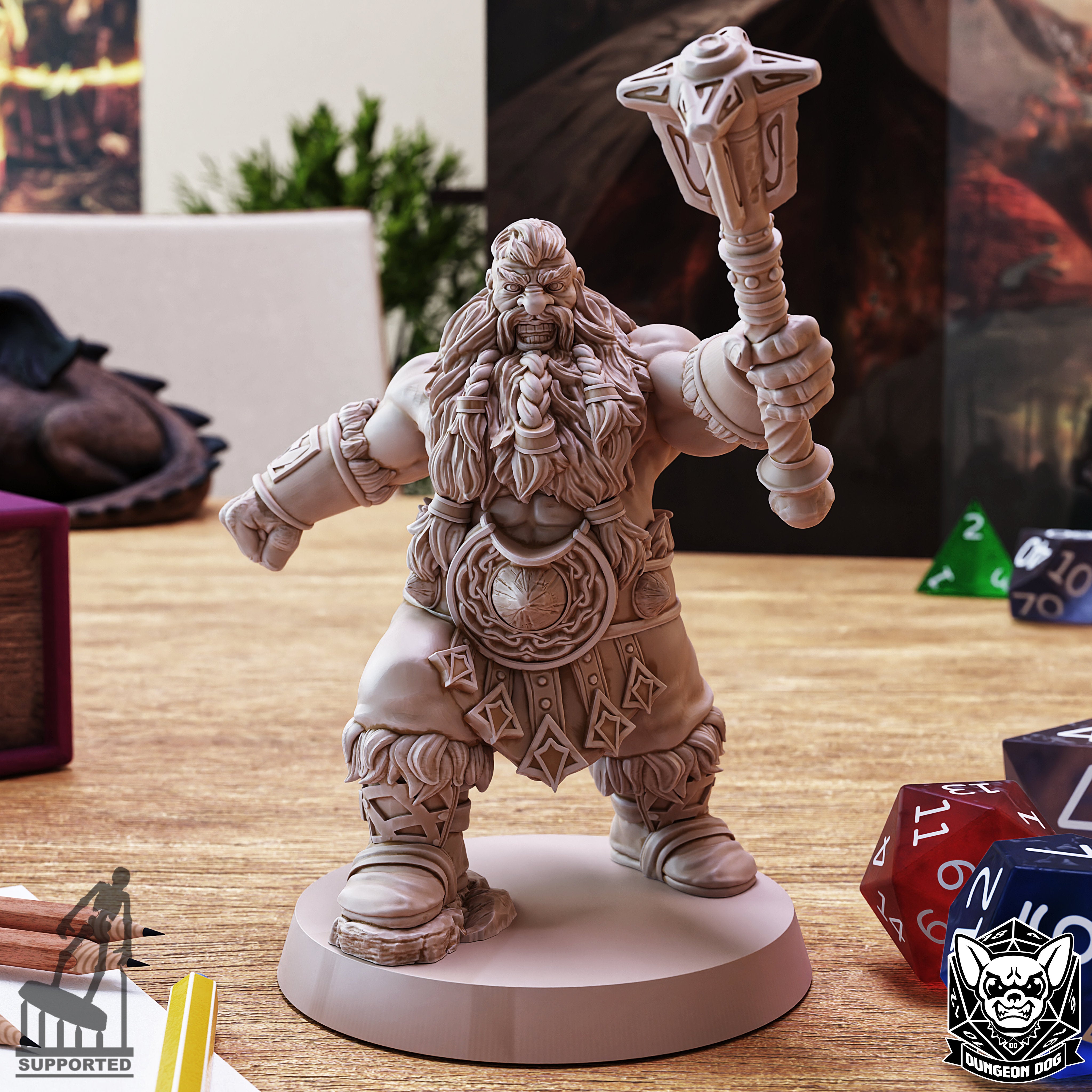 Nain barbare - par Dungeon Dog