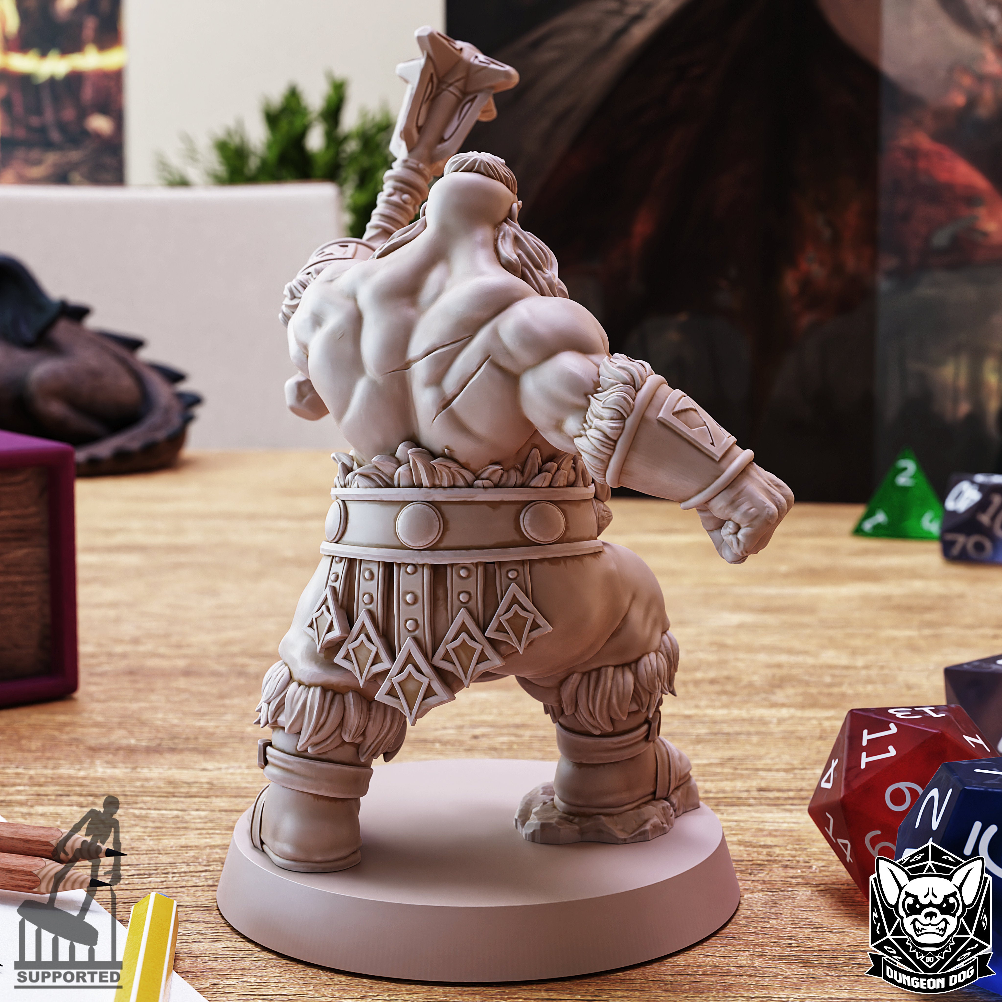 Nain barbare - par Dungeon Dog