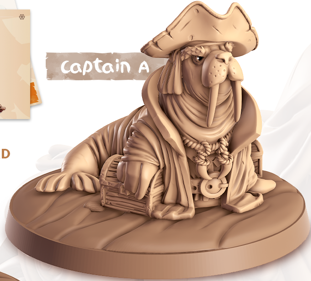 Walrus - Polar - Worlo - Animal Companions by Cornelia - Cast n Play